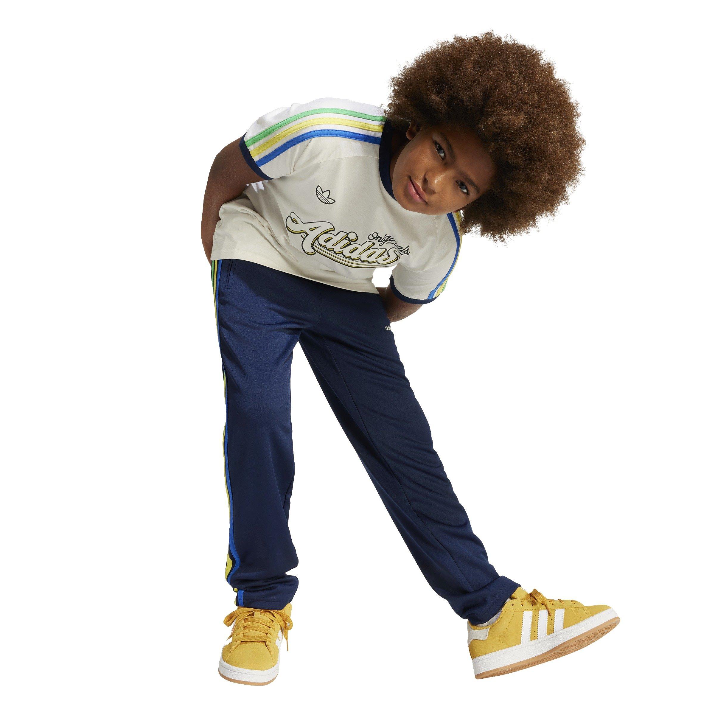 adidas Originals 3-Stripes Big Kids' White T-Shirt