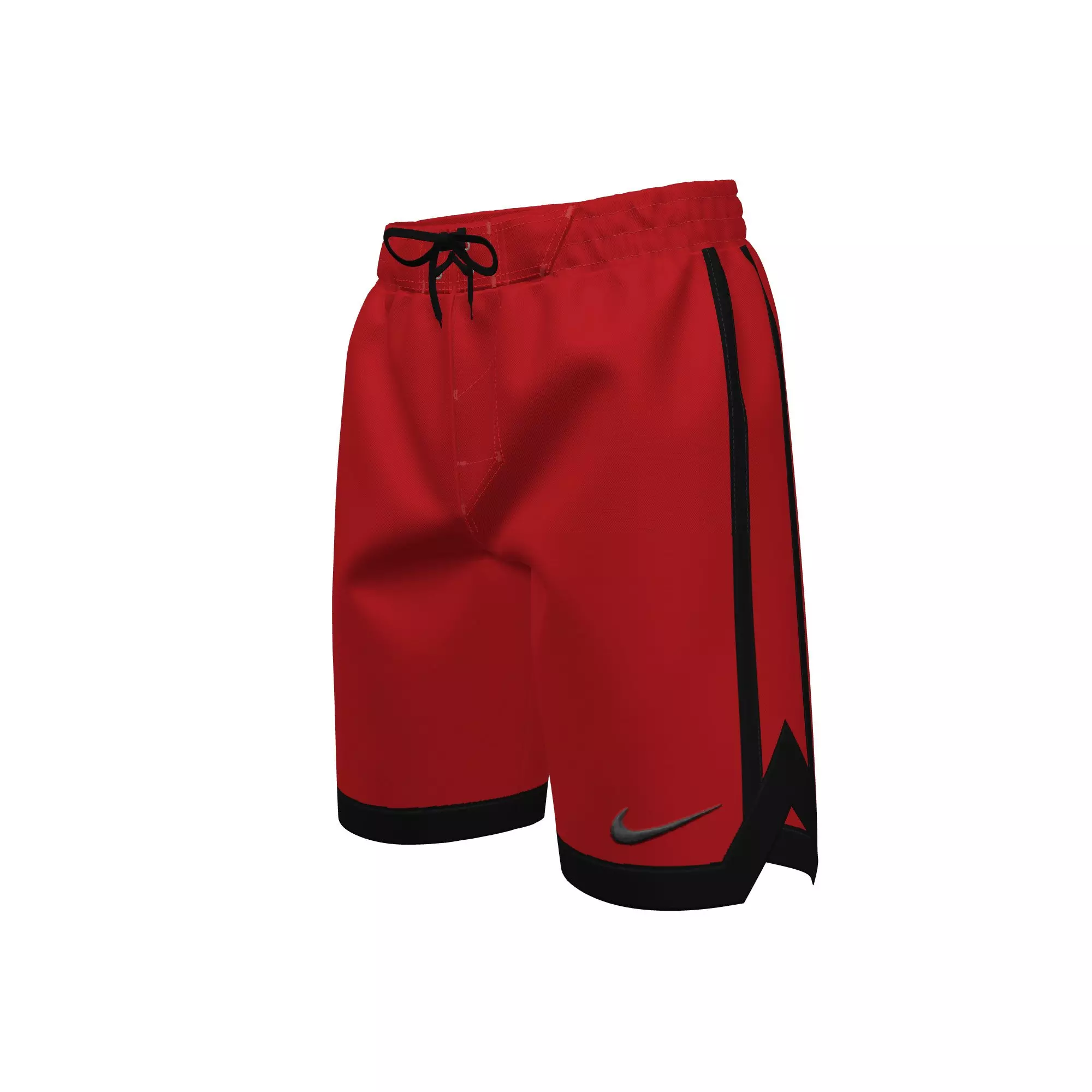 Nike Big Boys' Swim Fadeaway 7" Volley Swim Shorts - RED