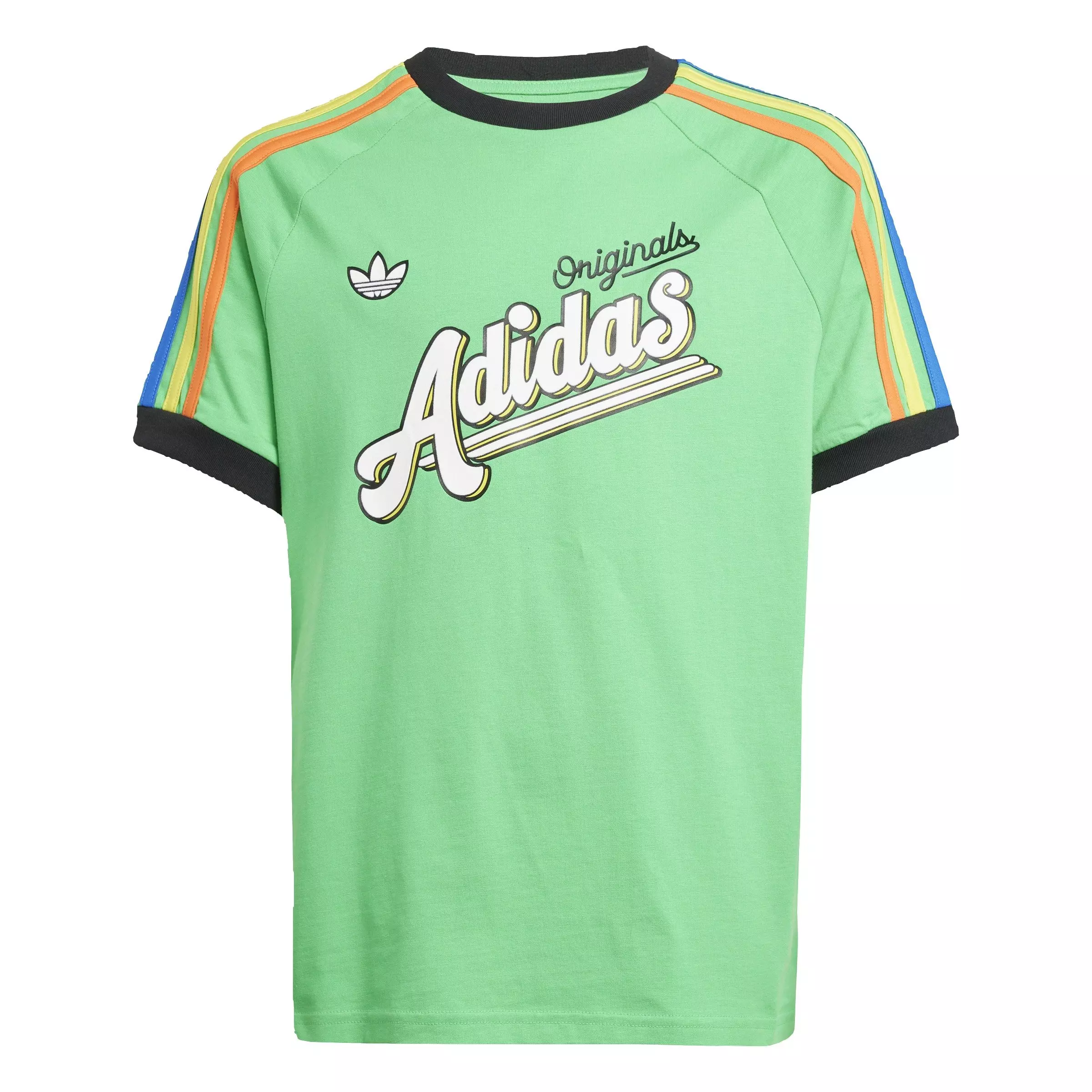 adidas Originals Big Kids' 3-Stripes T-Shirt - Green - GREEN