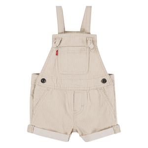 Levi's Infant Girls' Knot Strap Cream Wash Denim Shortalls