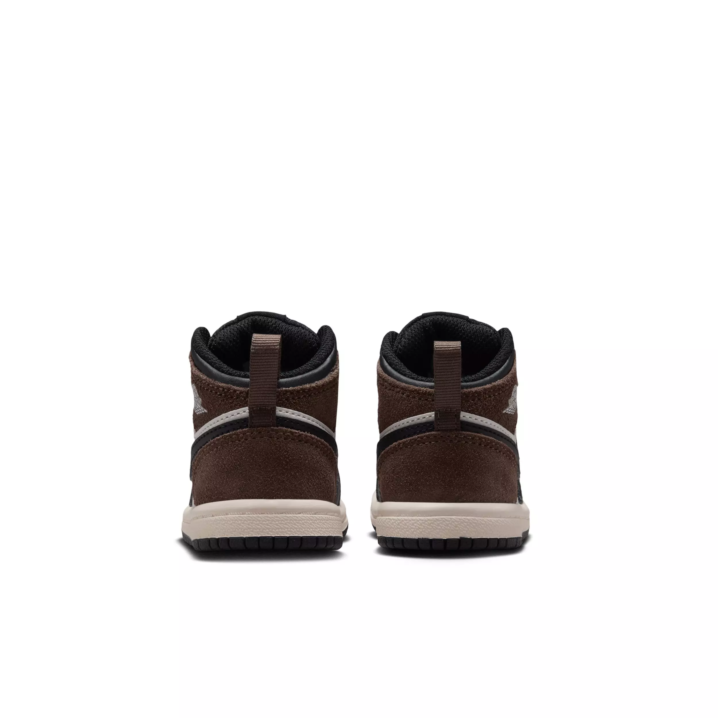 Jordan 1 Mid "Black/Palomino/University Red/Phantom" Infant Boys' Shoe - BLACK/PALOMINO/RED/PHANTOM