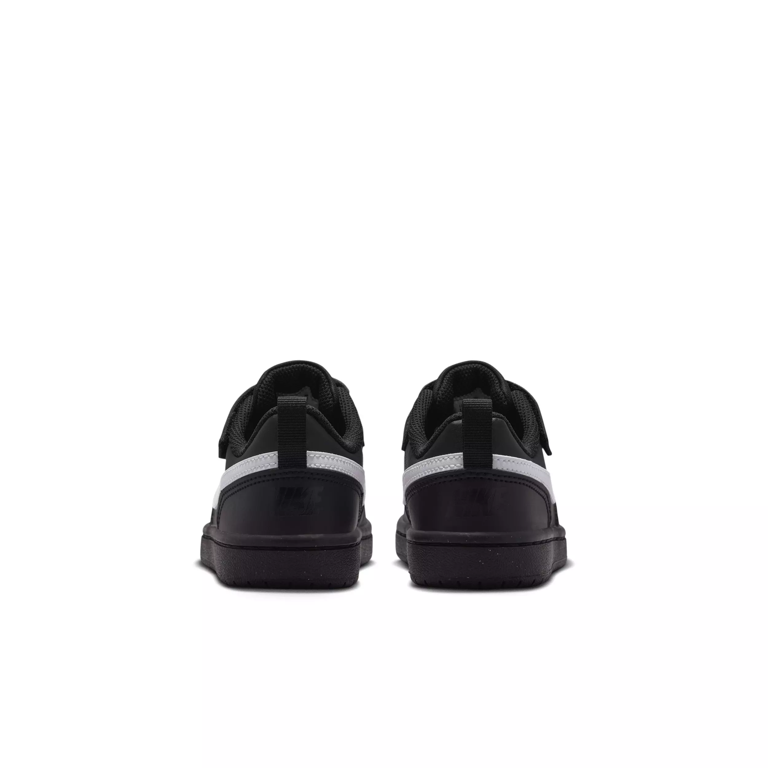 Nike Court Borough Low Recraft "Black/Black/White" Preschool Boys' Shoe - BLACK/BLACK/WHITE
