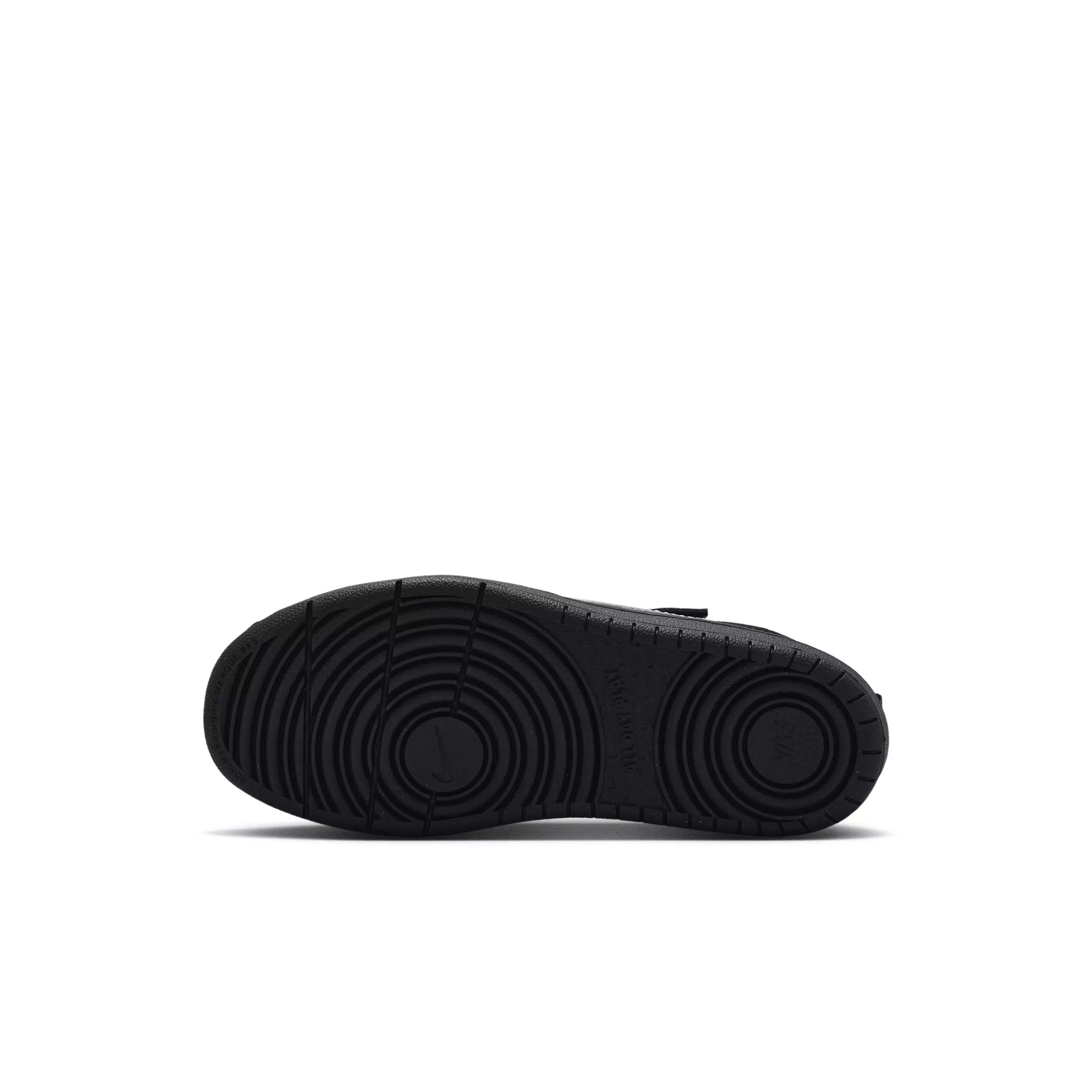 Nike Court Borough Low Recraft "Black/Black/White" Preschool Boys' Shoe - BLACK/BLACK/WHITE