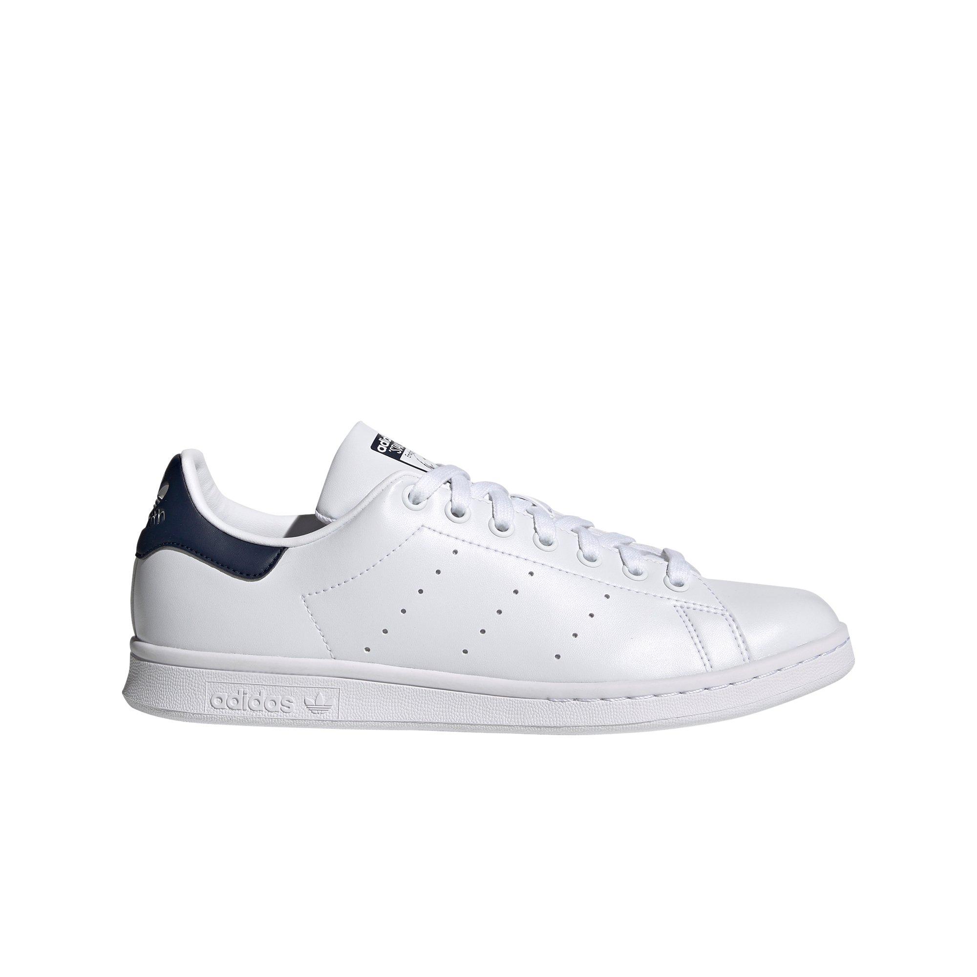 adidas Originals Stan Smith White/Navy Men's Shoe - Hibbett | City Gear