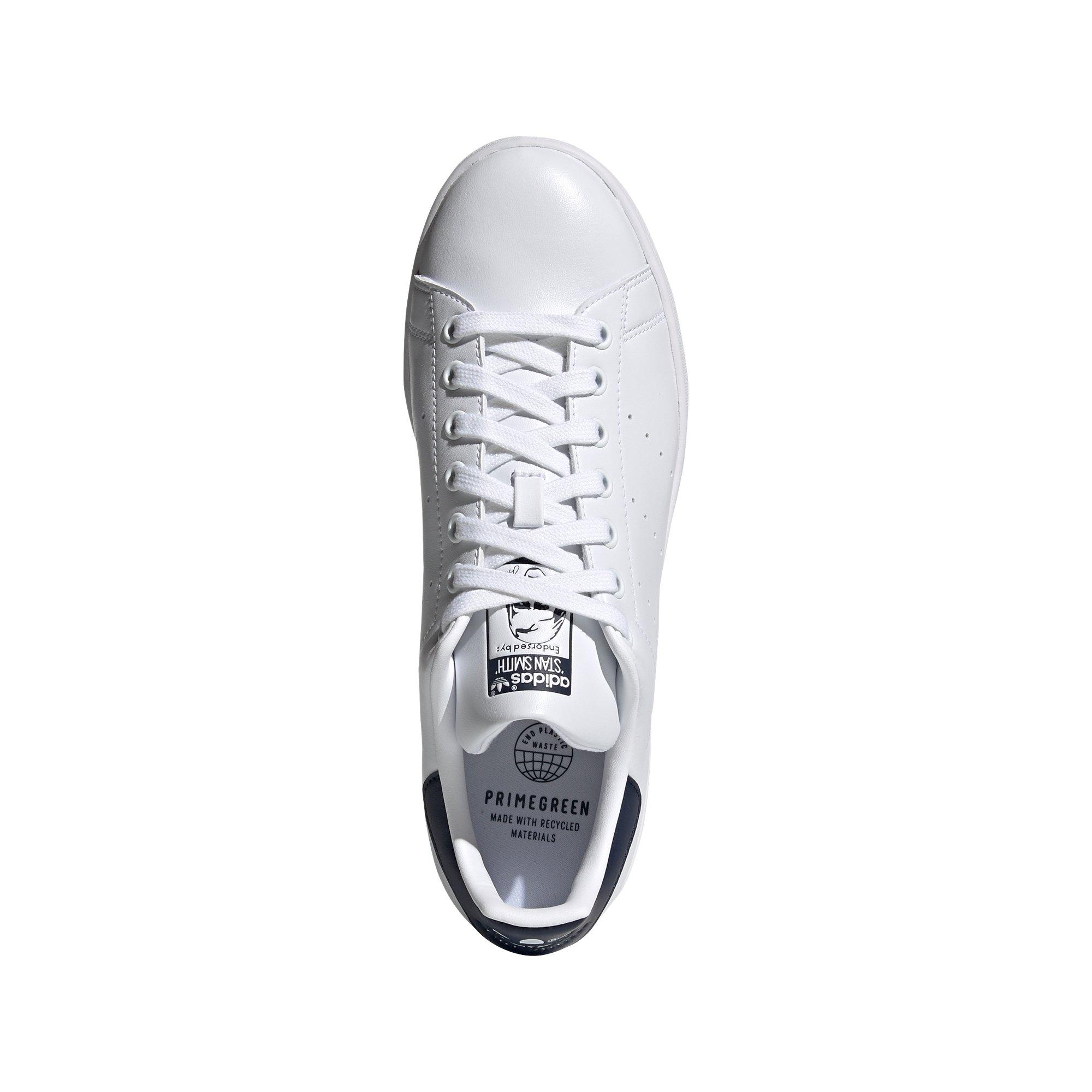 adidas Originals Stan Smith White/Navy Men's Shoe - Hibbett | City Gear