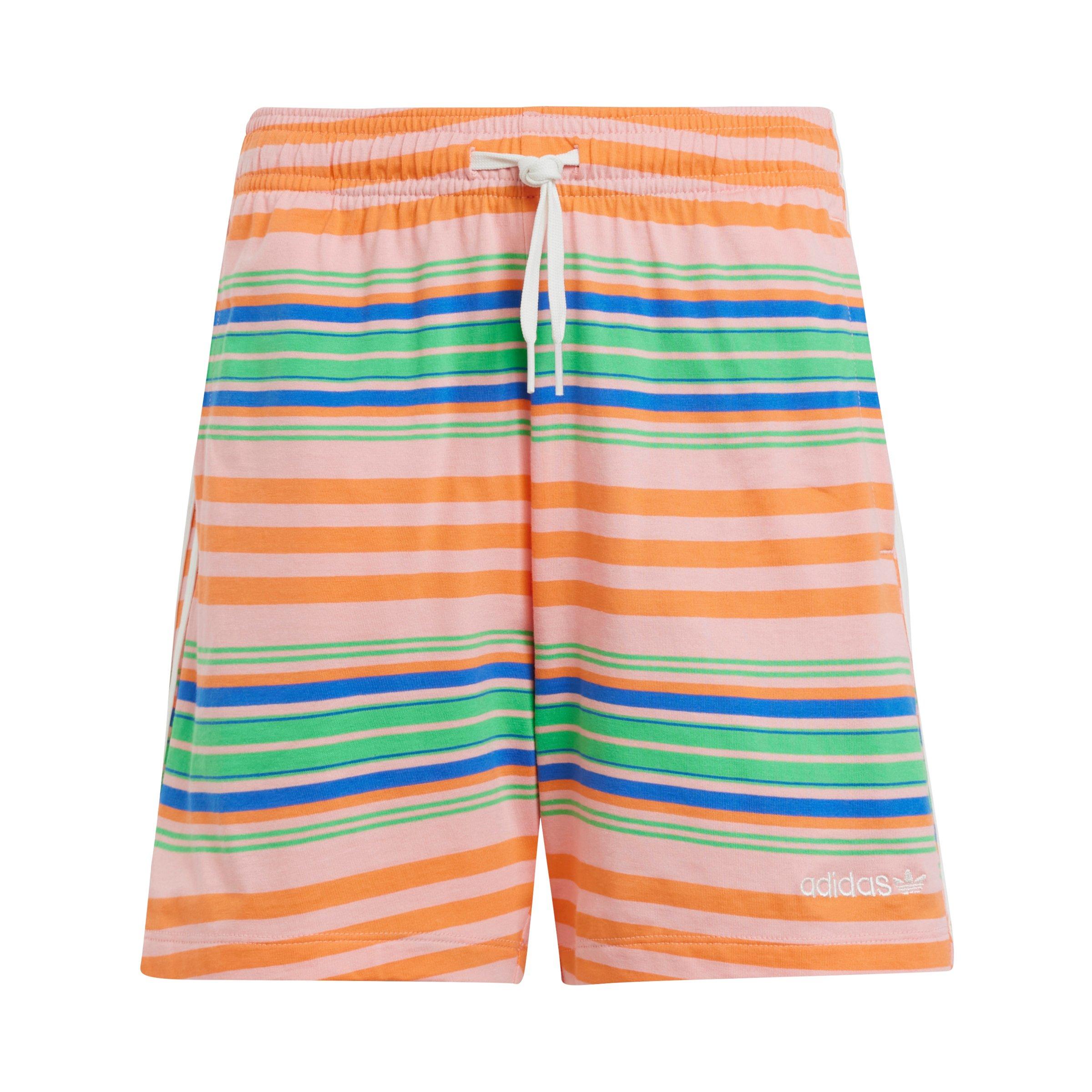 adidas Originals Big Girls' Striped Shorts - Multi-Color