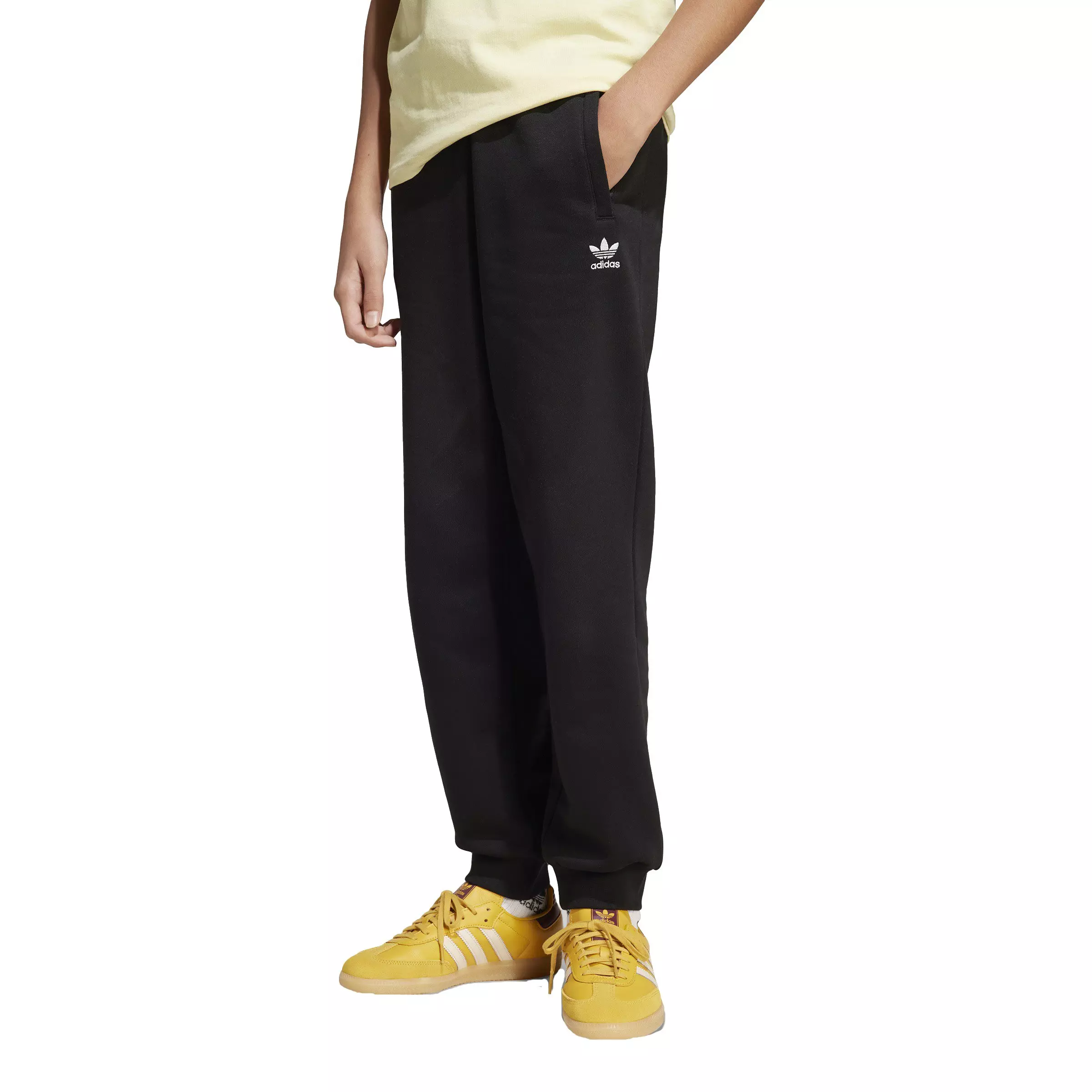 adidas Originals Big Kids' Loose-Fit Joggers - Black - BLACK