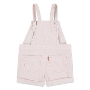 Levi's Knot Strap Baby Girls' Light Pink Wash Denim Shortalls