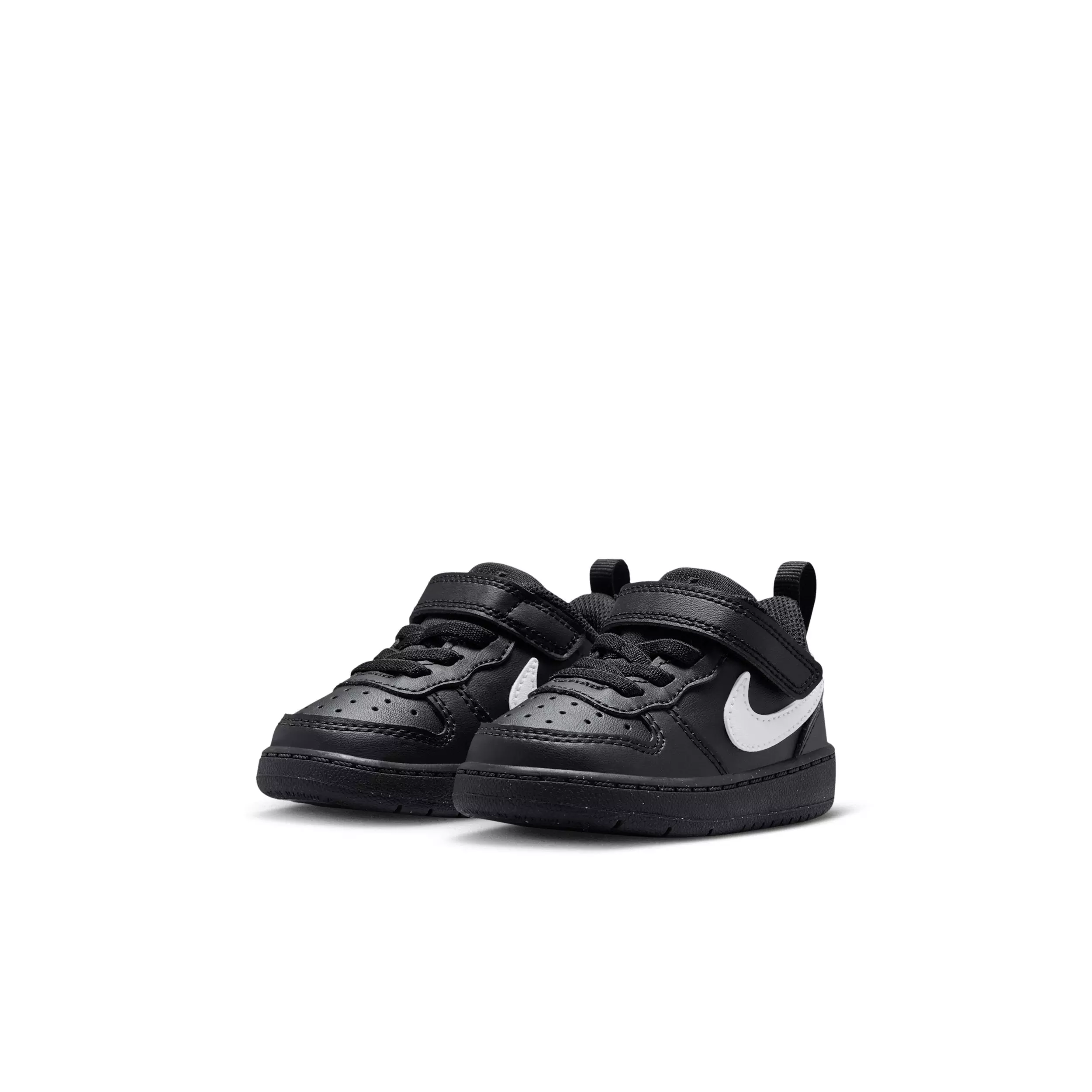 Nike Court Borough Low Recraft "Black/Black/White" Infant Boys' Shoe - BLACK/BLACK/WHITE
