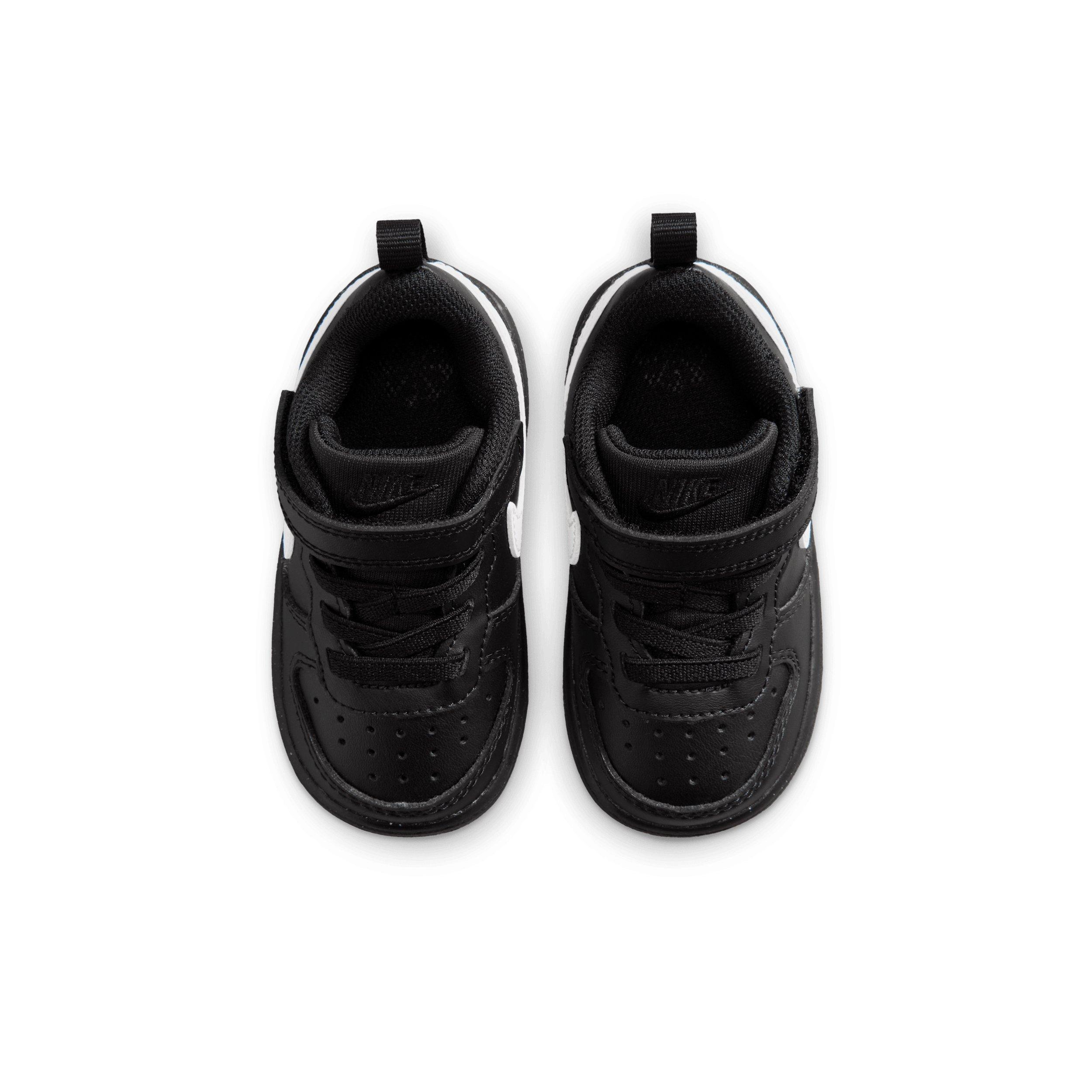 Nike Court Borough Low Recraft "Black/Black/White" Infant Boys' Shoe - BLACK/BLACK/WHITE Thumbnail View 4