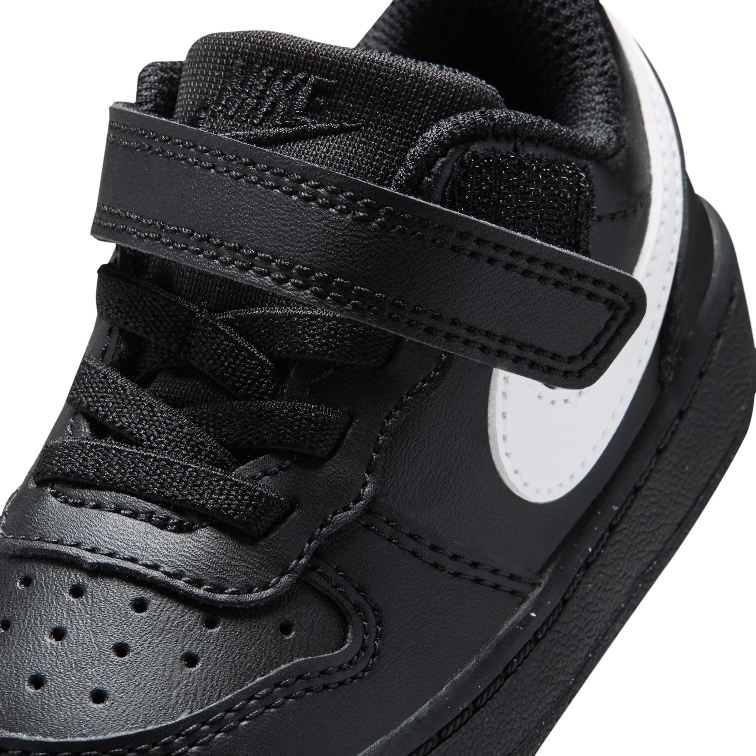 Nike Court Borough Low Recraft "Black/Black/White" Infant Boys' Shoe - BLACK/BLACK/WHITE Thumbnail View 7