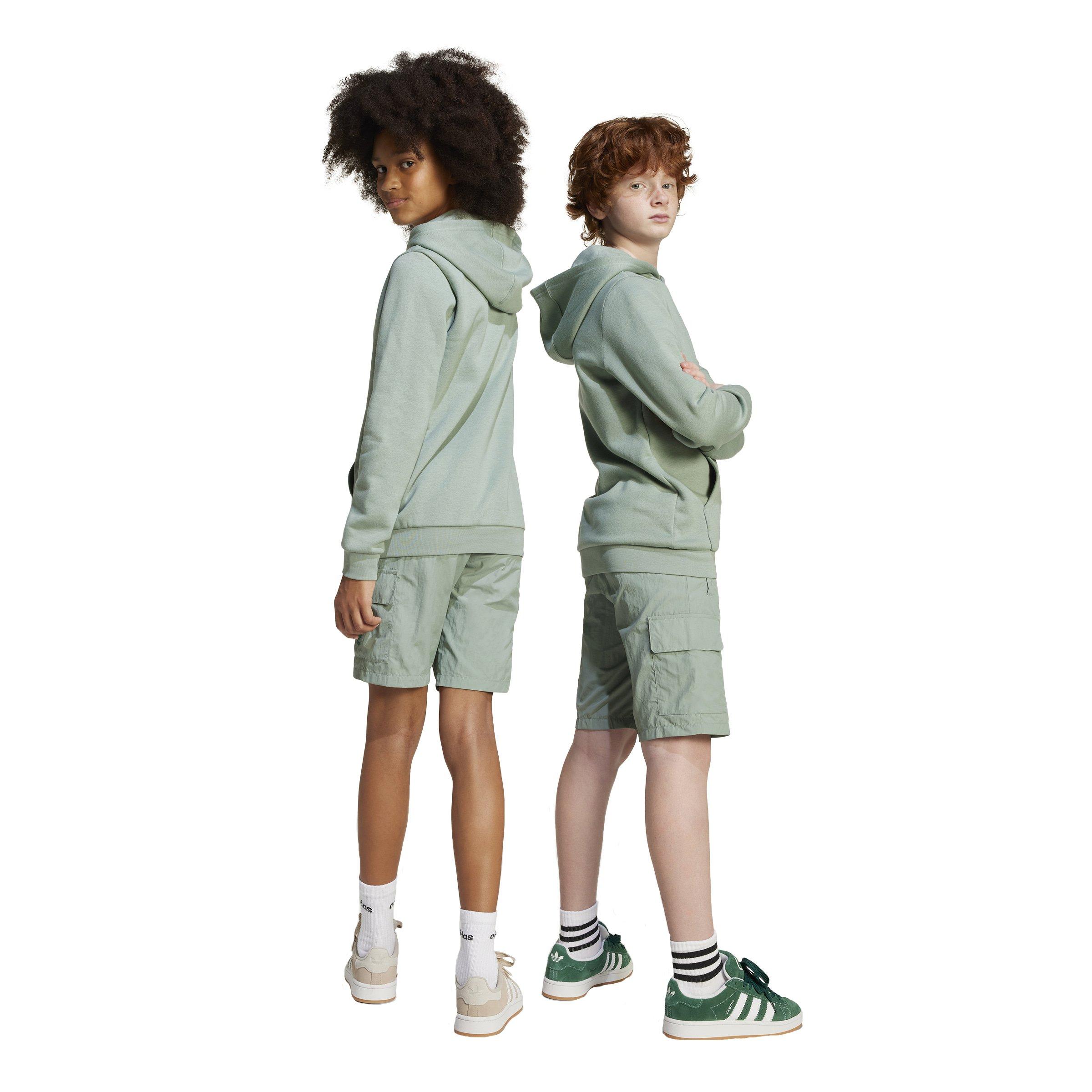 adidas Originals Big Kids' Cargo Shorts - Green - GREEN Thumbnail View 2