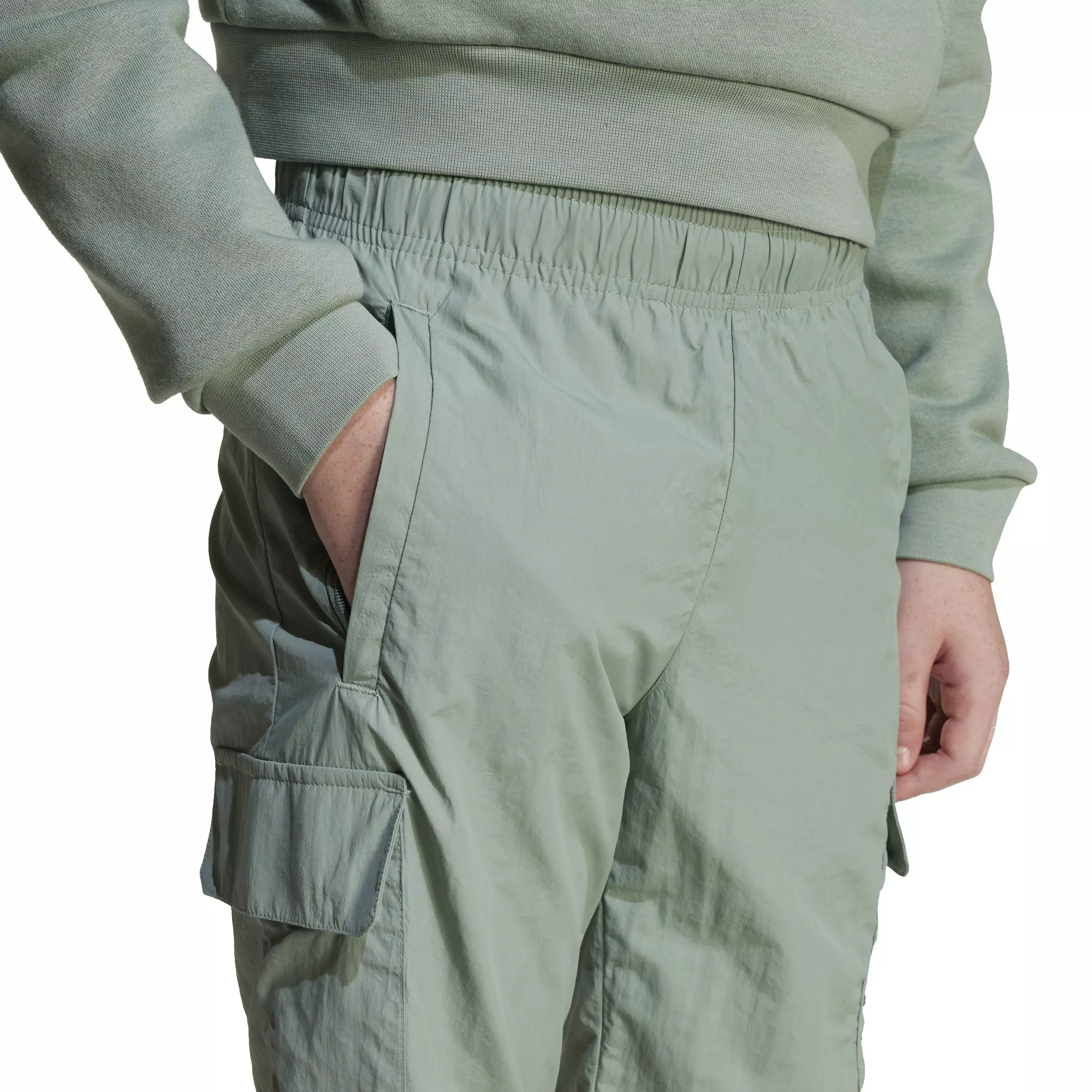 adidas Originals Big Kids' Cargo Shorts - Green - GREEN