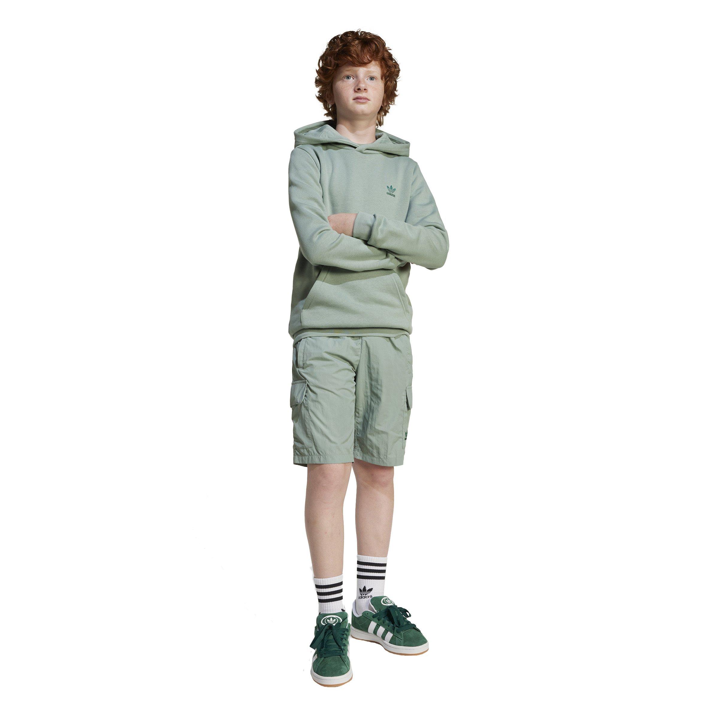 adidas Originals Big Kids' Cargo Shorts - Green - GREEN Thumbnail View 5