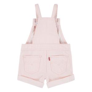 Levi's Knot Strap Infant Girls' Light Pink Wash Denim Shortalls