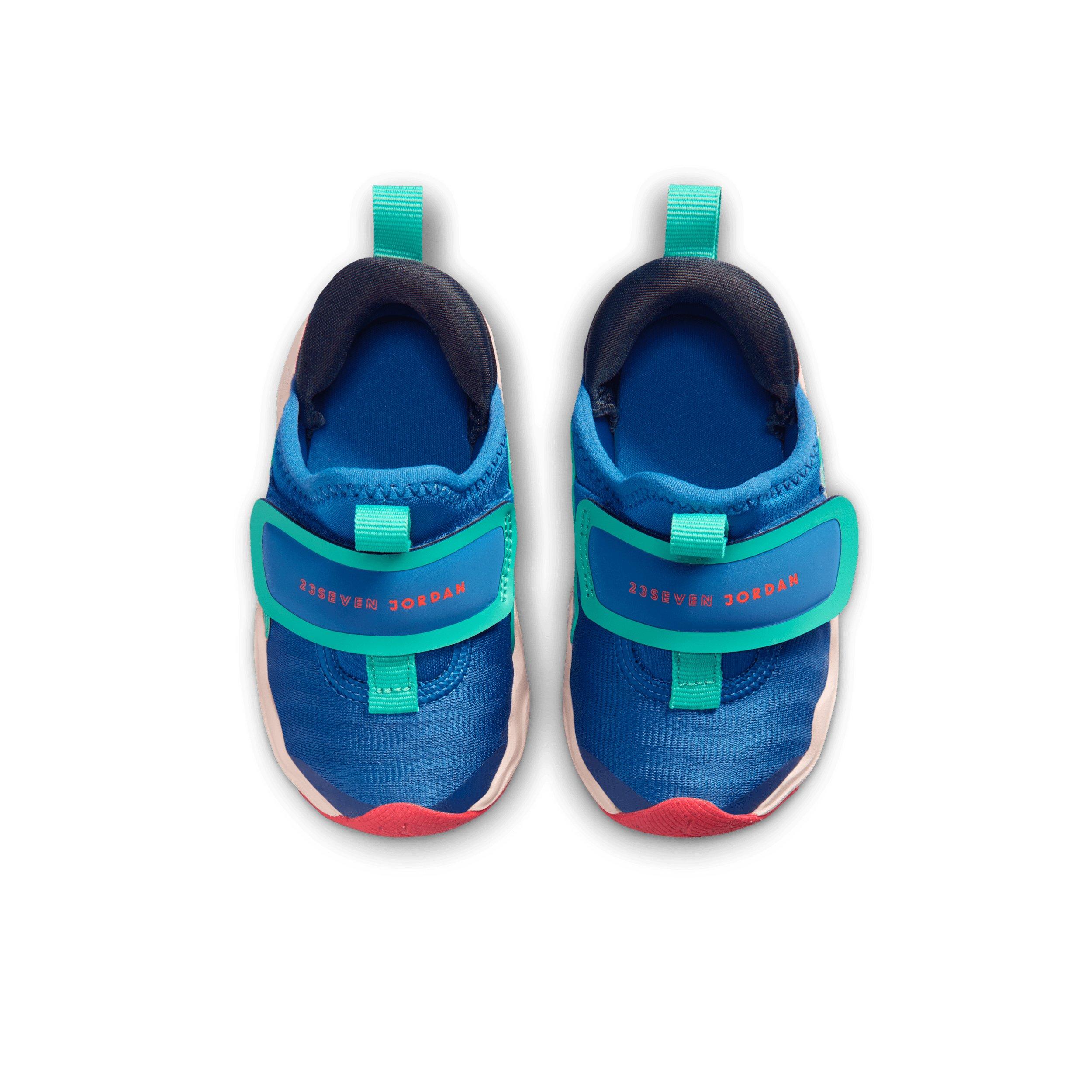 Jordan 23/7.2 EasyOn "True Blue/Blue Fox/Kinetic Green/Track Red" Infant Boys' Shoe - BLUE/BLUE/GREEN/RED Thumbnail View 4