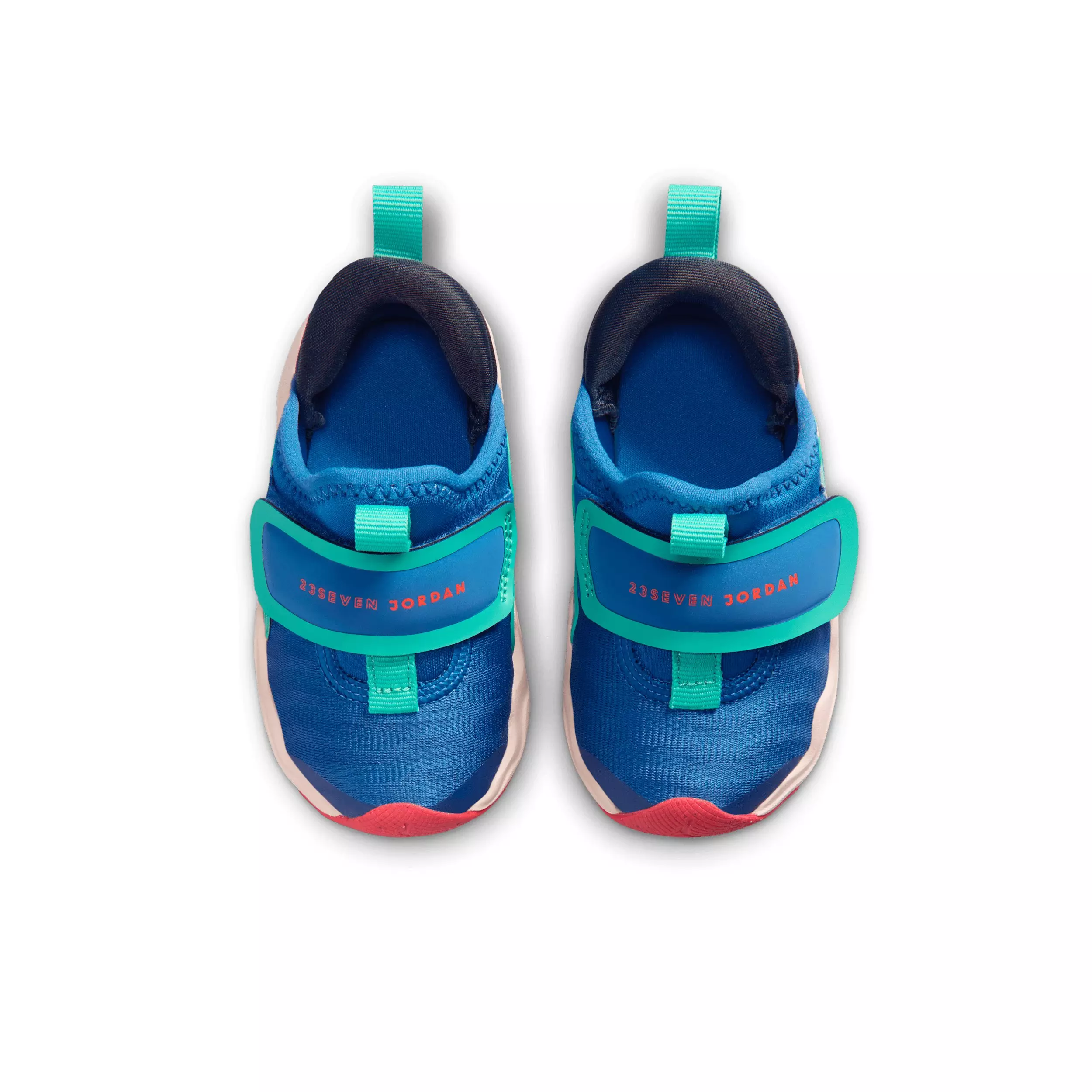 Jordan 23/7.2 EasyOn "True Blue/Blue Fox/Kinetic Green/Track Red" Infant Boys' Shoe - BLUE/BLUE/GREEN/RED