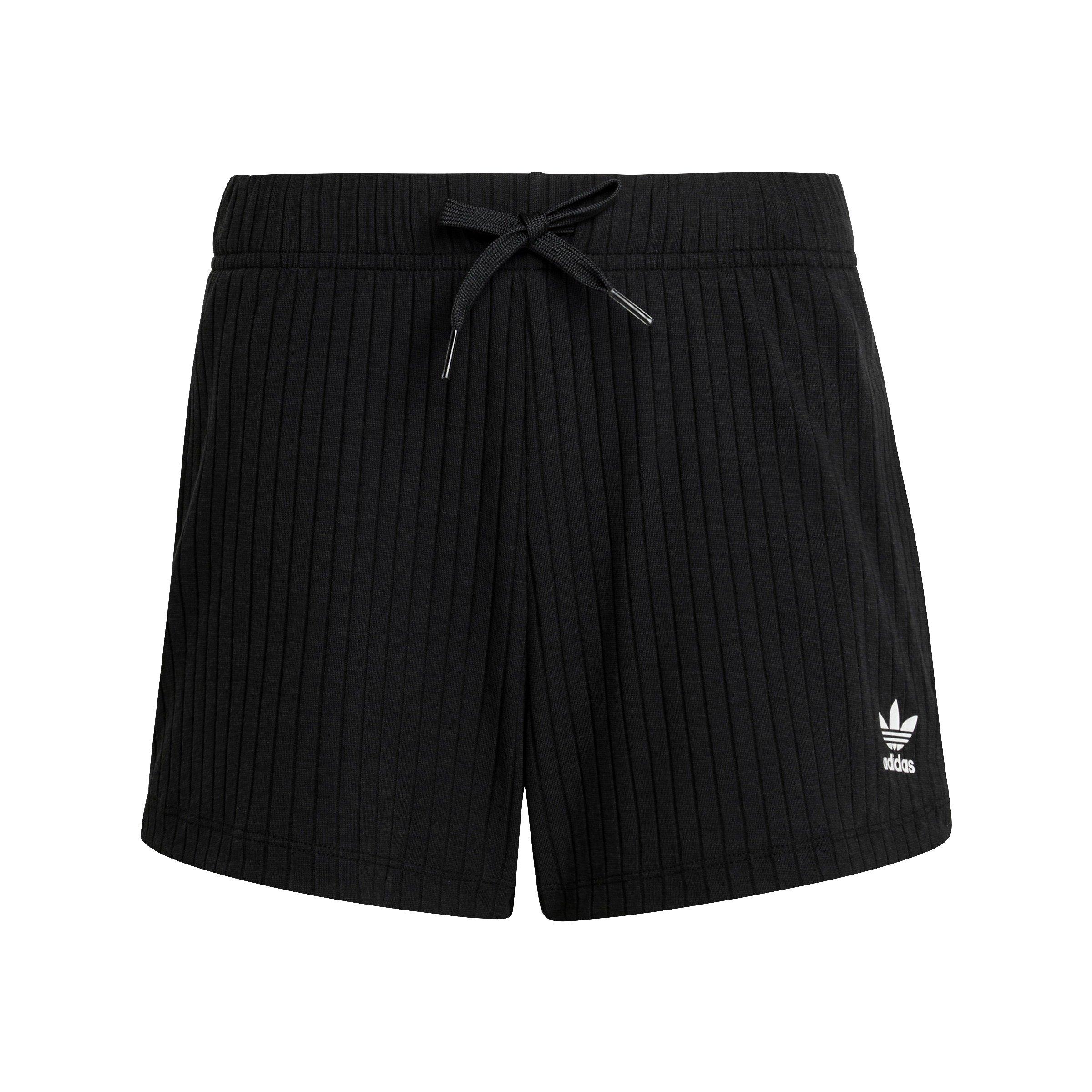 adidas Originals Big Girls' Ribbed Shorts - Black