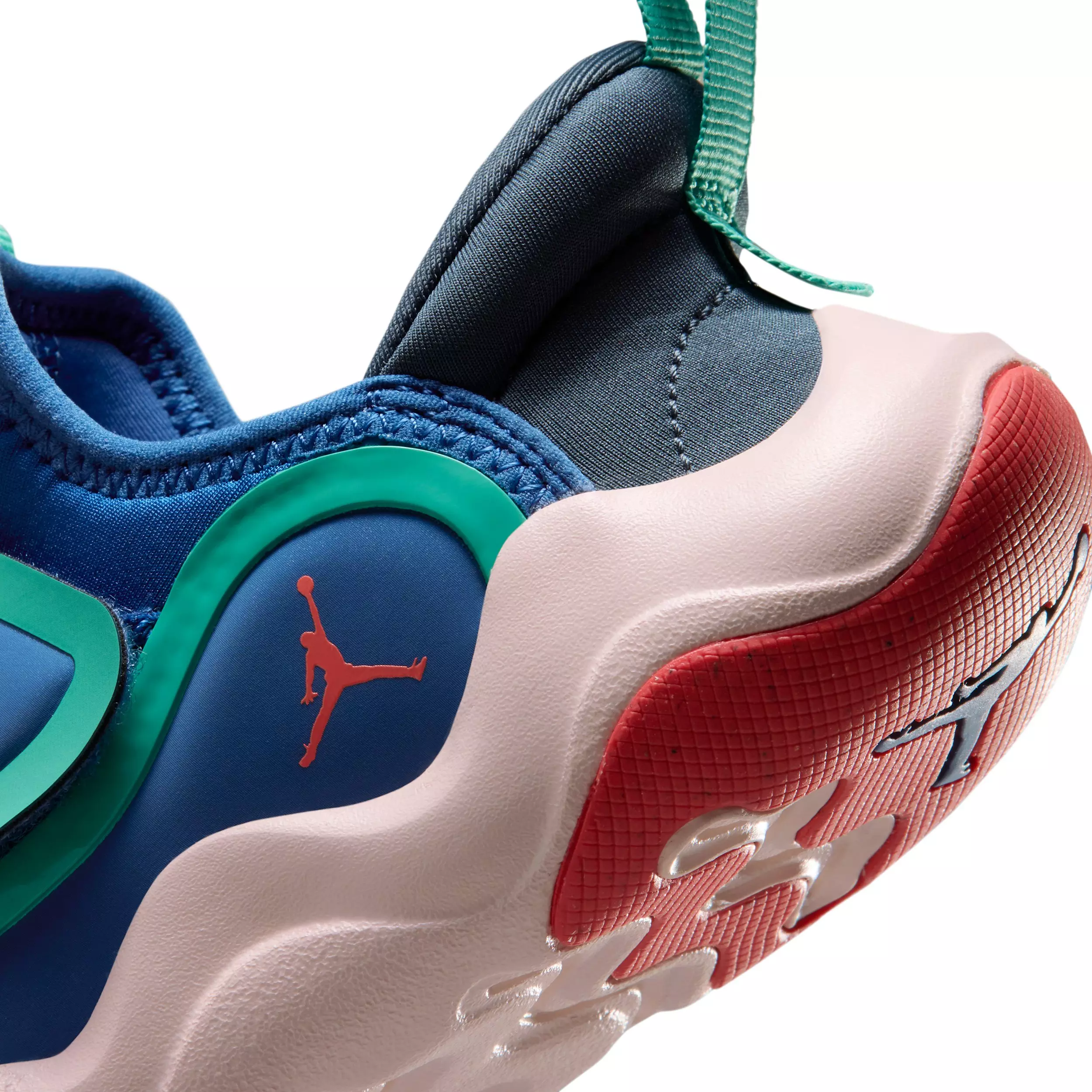 Jordan 23/7.2 EasyOn "True Blue/Blue Fox/Kinetic Green/Track Red" Preschool Boys' Shoe - BLUE/BLUE/GREEN/RED