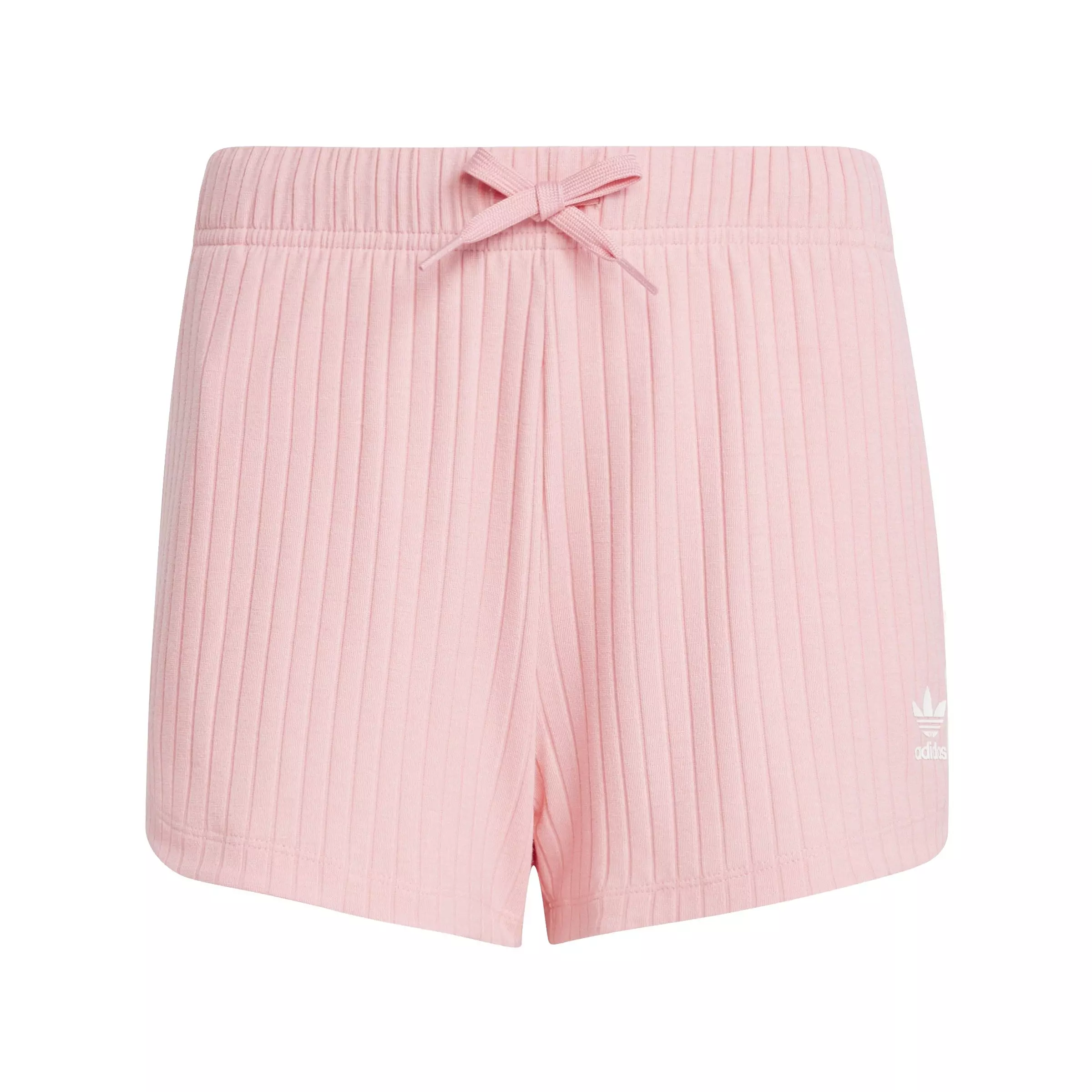 adidas Originals Big Girls' Ribbed Shorts - Pink - PINK