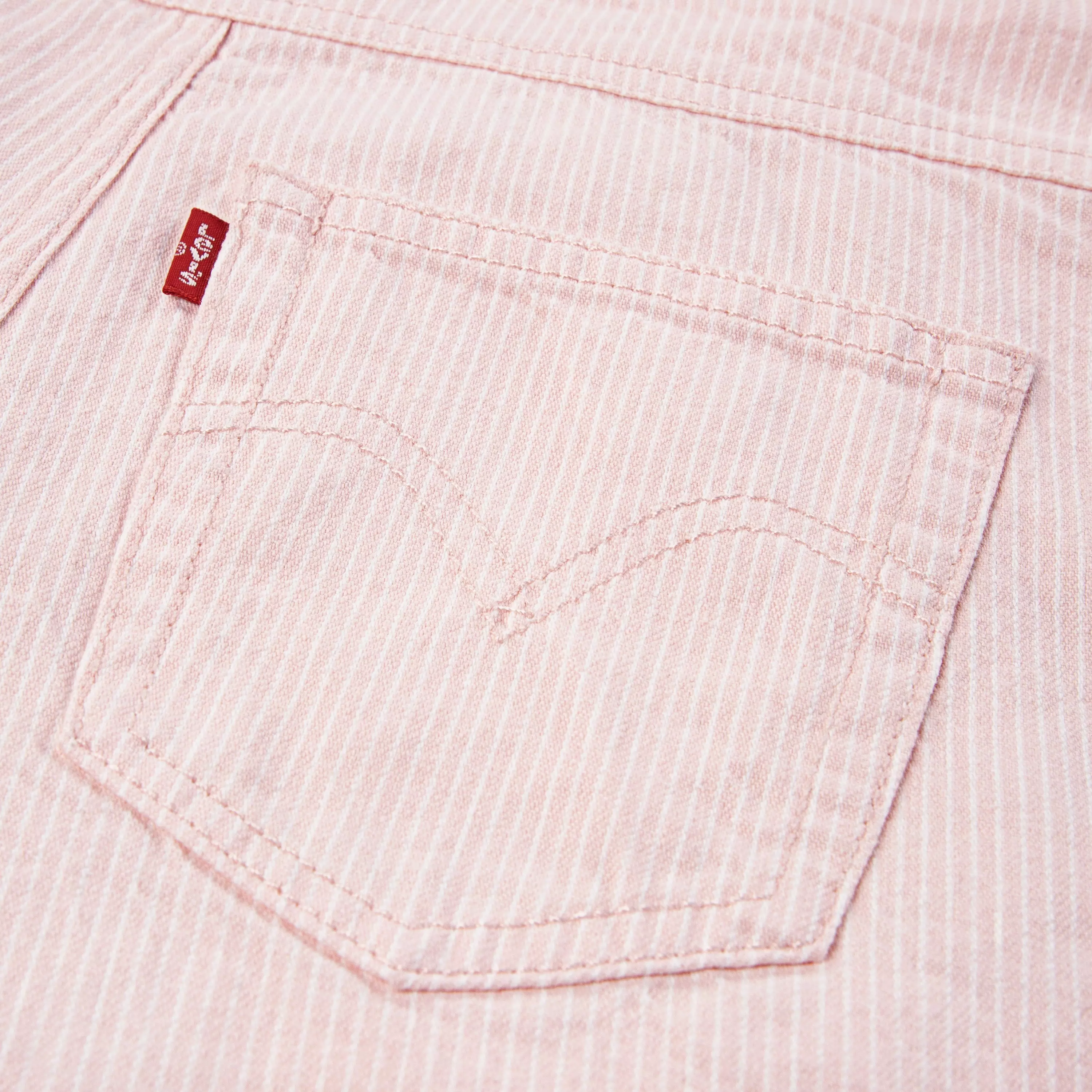 Levi's Knot Strap Big Girls' Light Pink Wash Denim Shortalls - LIGHT PINK