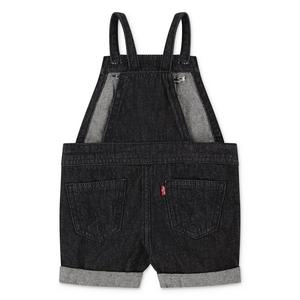Levi's Baby Girls' Knot Strap Black Wash Denim Shortalls