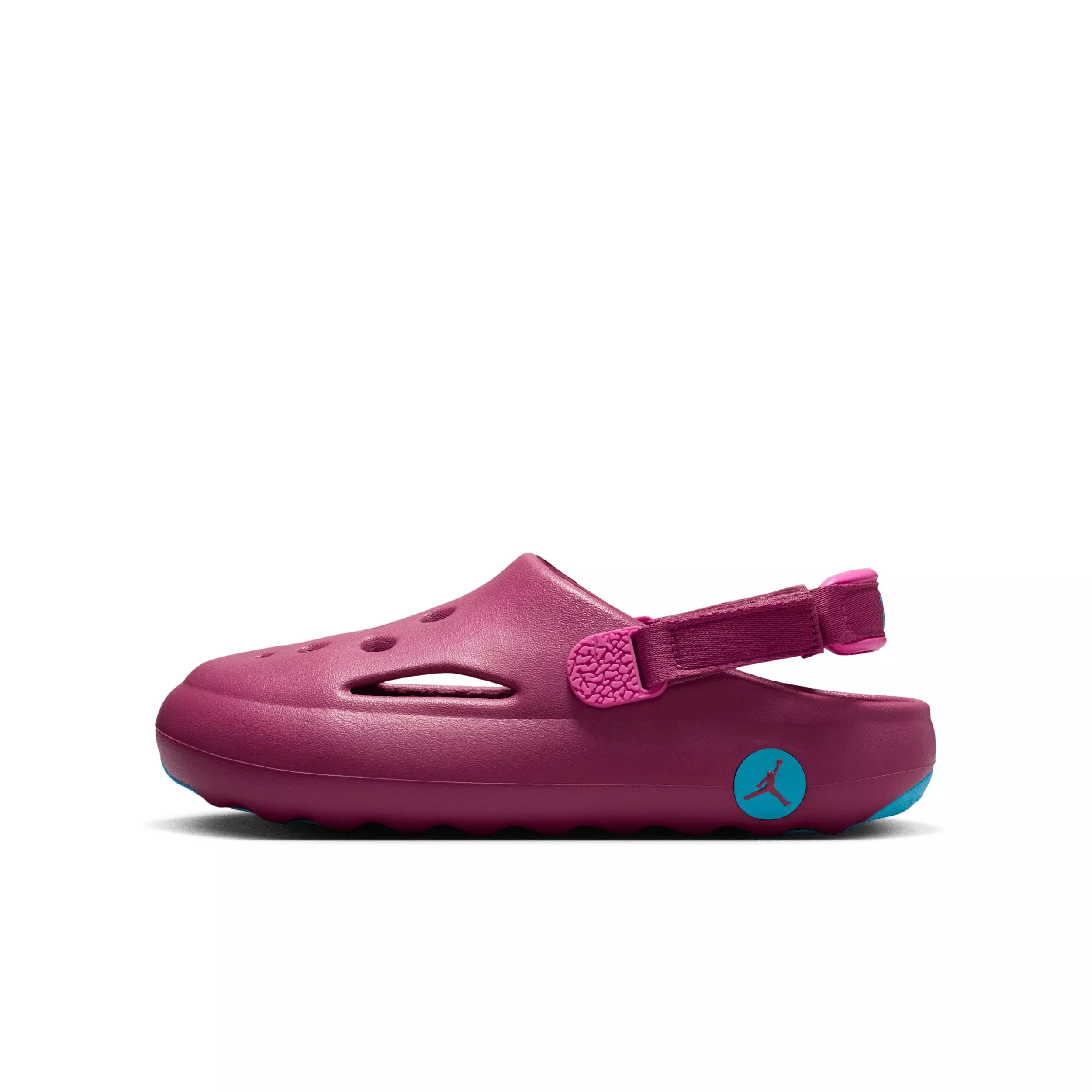 Jordan Hydrip "Sweet Beet/Baltic Blue/Desert Pink/Sweet Beet" Grade School Girls' Sandal - BEET/BLUE/PINK/BEET