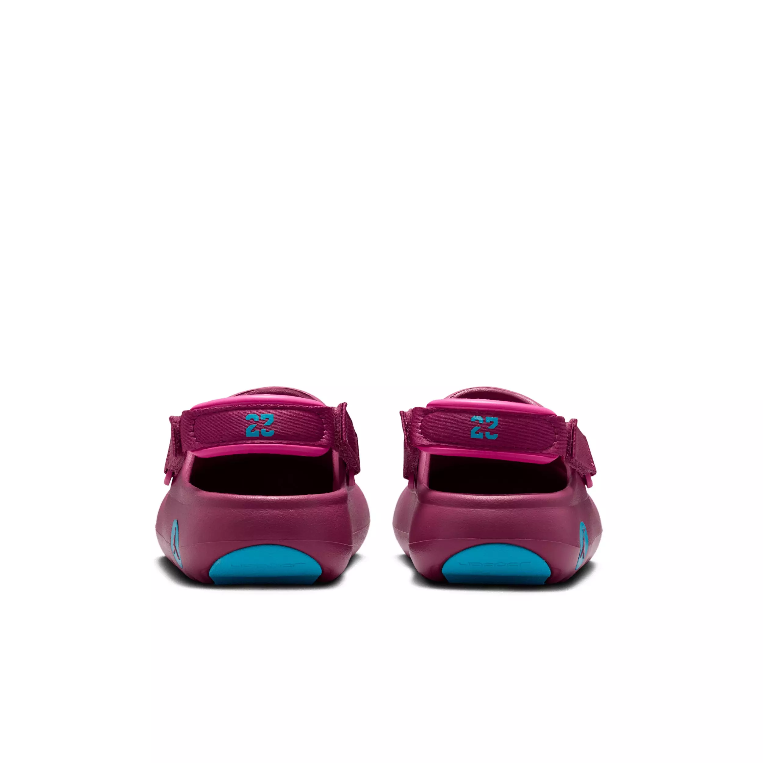 Jordan Hydrip "Sweet Beet/Baltic Blue/Desert Pink/Sweet Beet" Grade School Girls' Sandal - BEET/BLUE/PINK/BEET