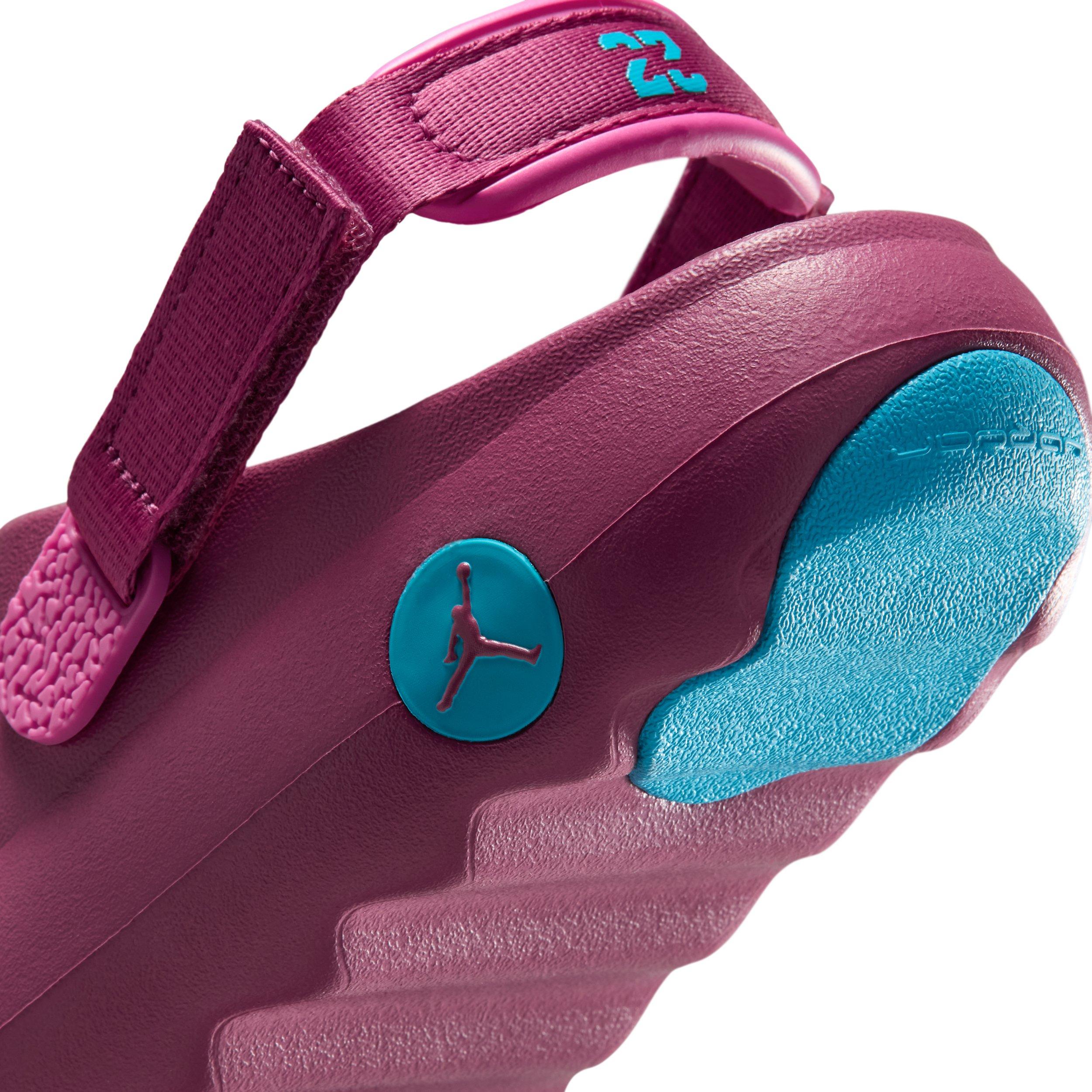 Jordan Hydrip "Sweet Beet/Baltic Blue/Desert Pink/Sweet Beet" Grade School Girls' Sandal - BEET/BLUE/PINK/BEET Thumbnail View 8