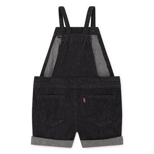 Levi's Infant Girls' Knot Strap Black Wash Denim Shortalls