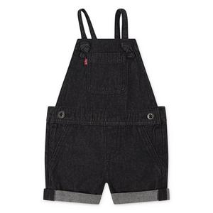 Levi's Infant Girls' Knot Strap Black Wash Denim Shortalls