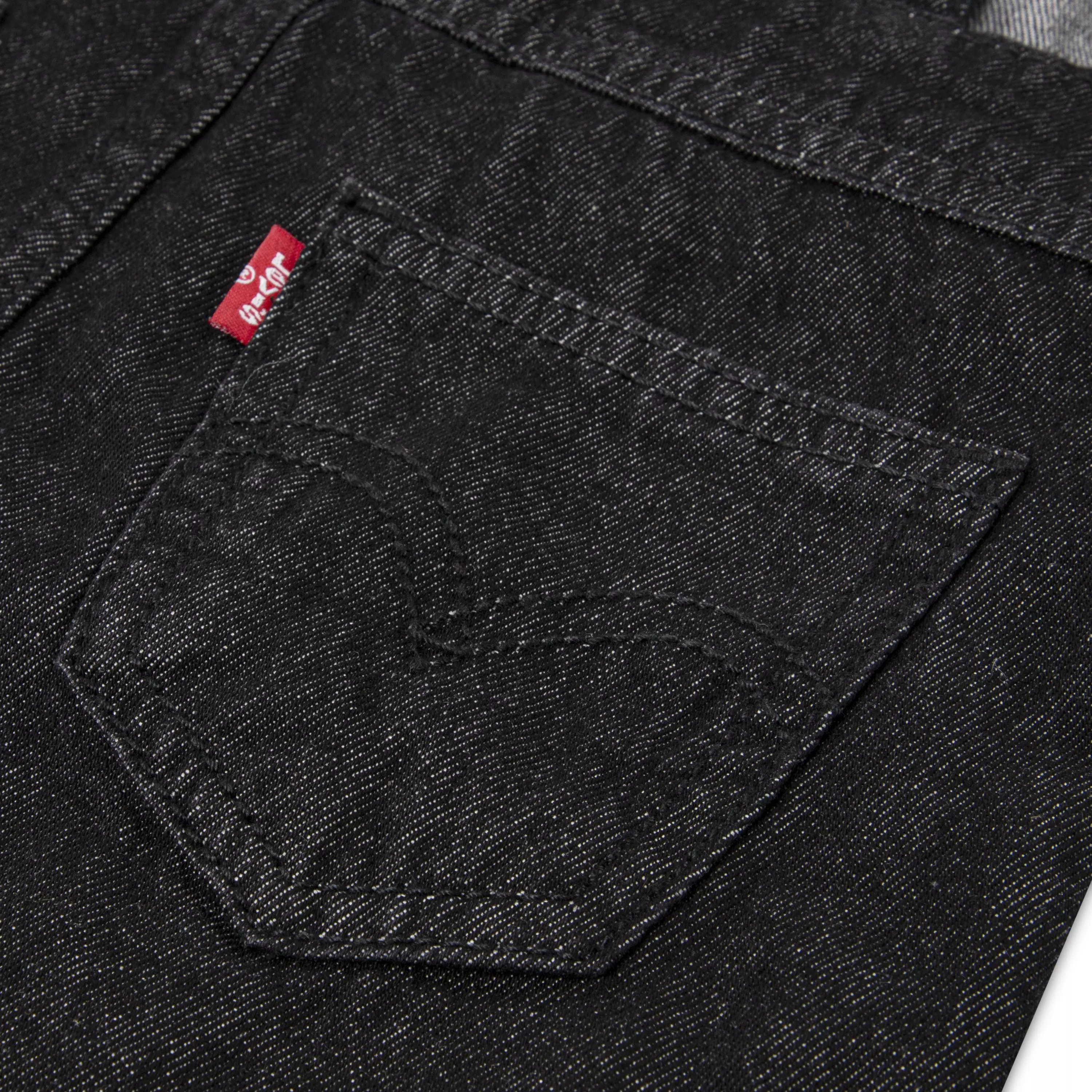 Levi's Toddler Girls' Knot Strap Black Wash Denim Shortalls - BLACK