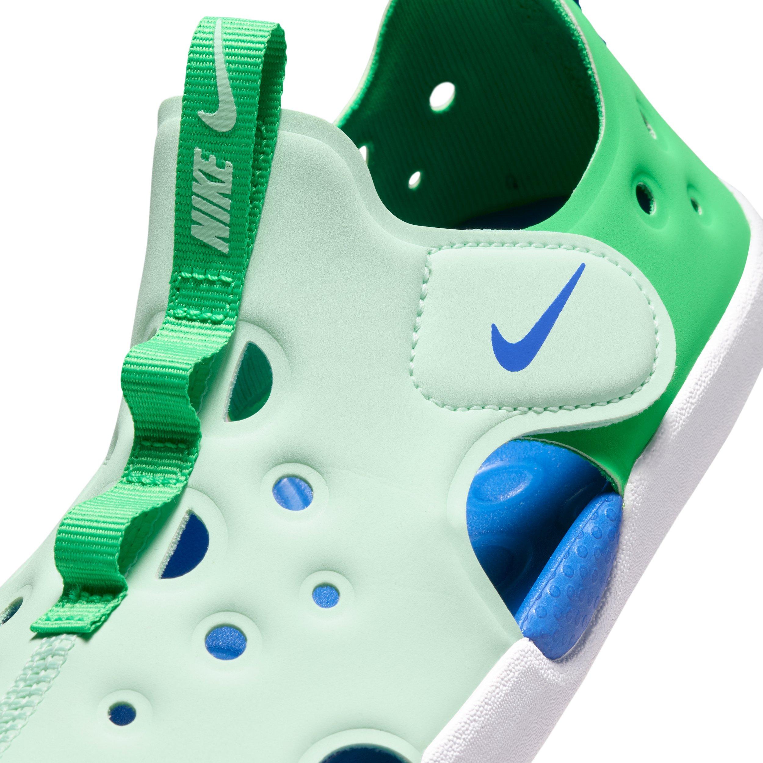 Nike Sunray Protect 4 Preschool Boys' "Arctic Green/Green Spark/White/Racer Blue" Sandal