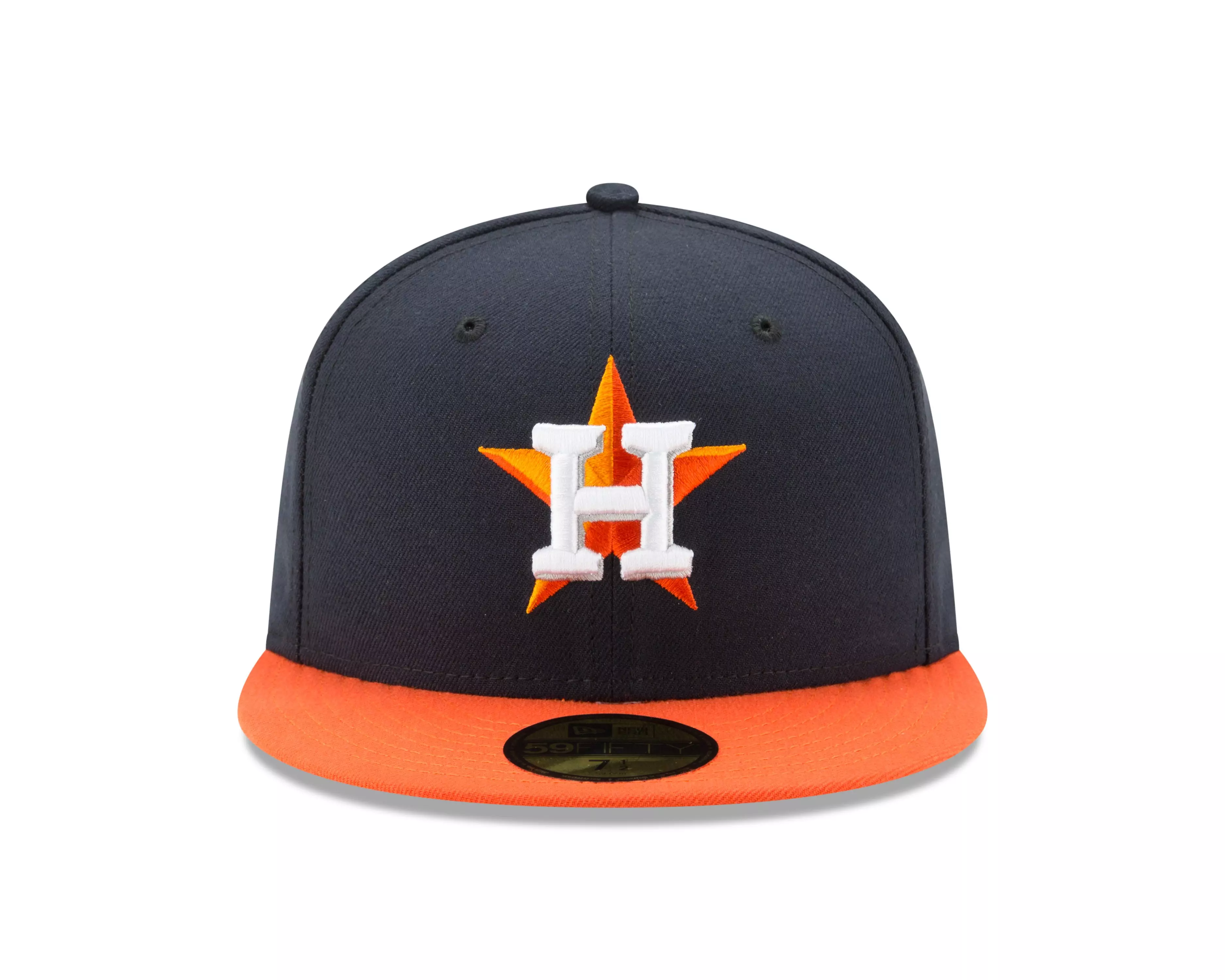 New Era Houston Astros 59FIFTY Fitted Hat-Navy - NAVY/ORANGE