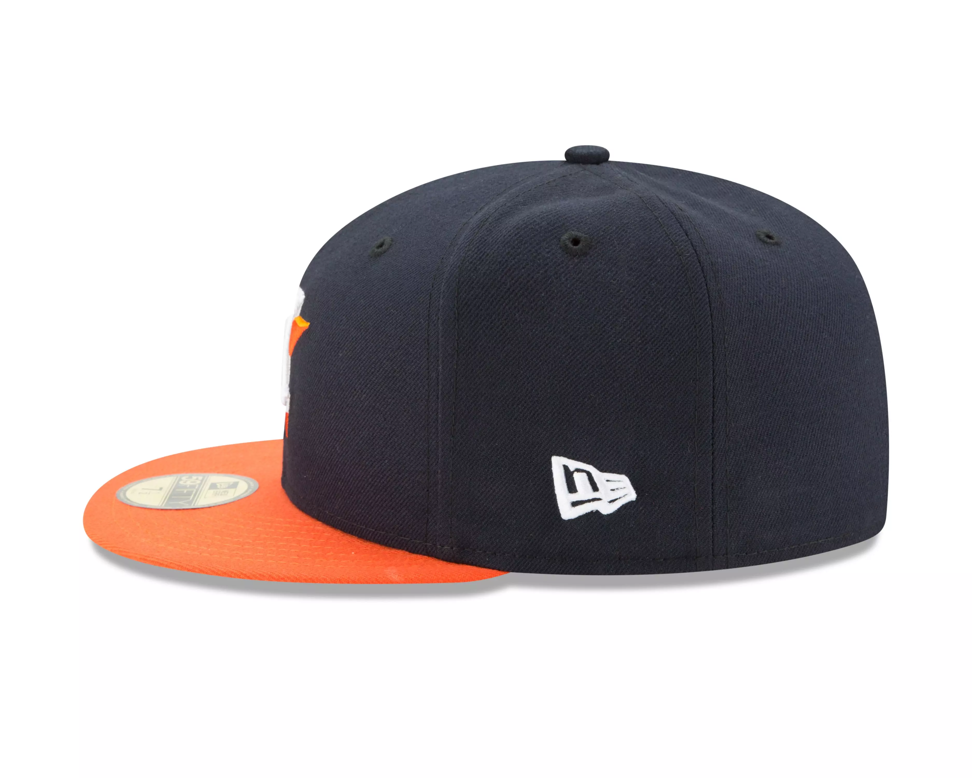 New Era Houston Astros 59FIFTY Fitted Hat-Navy - NAVY/ORANGE