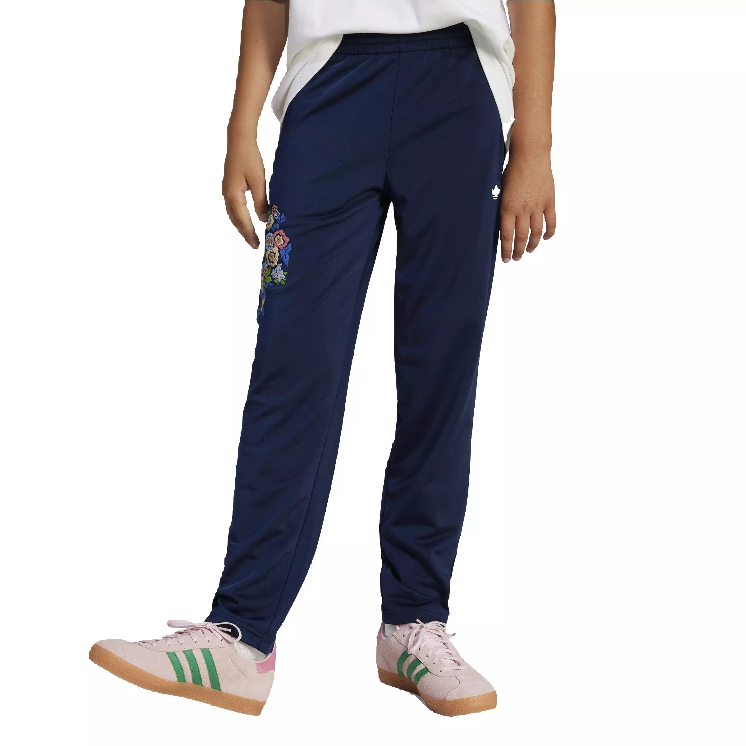 adidas Originals Big Kids' x Liberty London Firebird Tracksuit Bottoms - Blue - BLUE