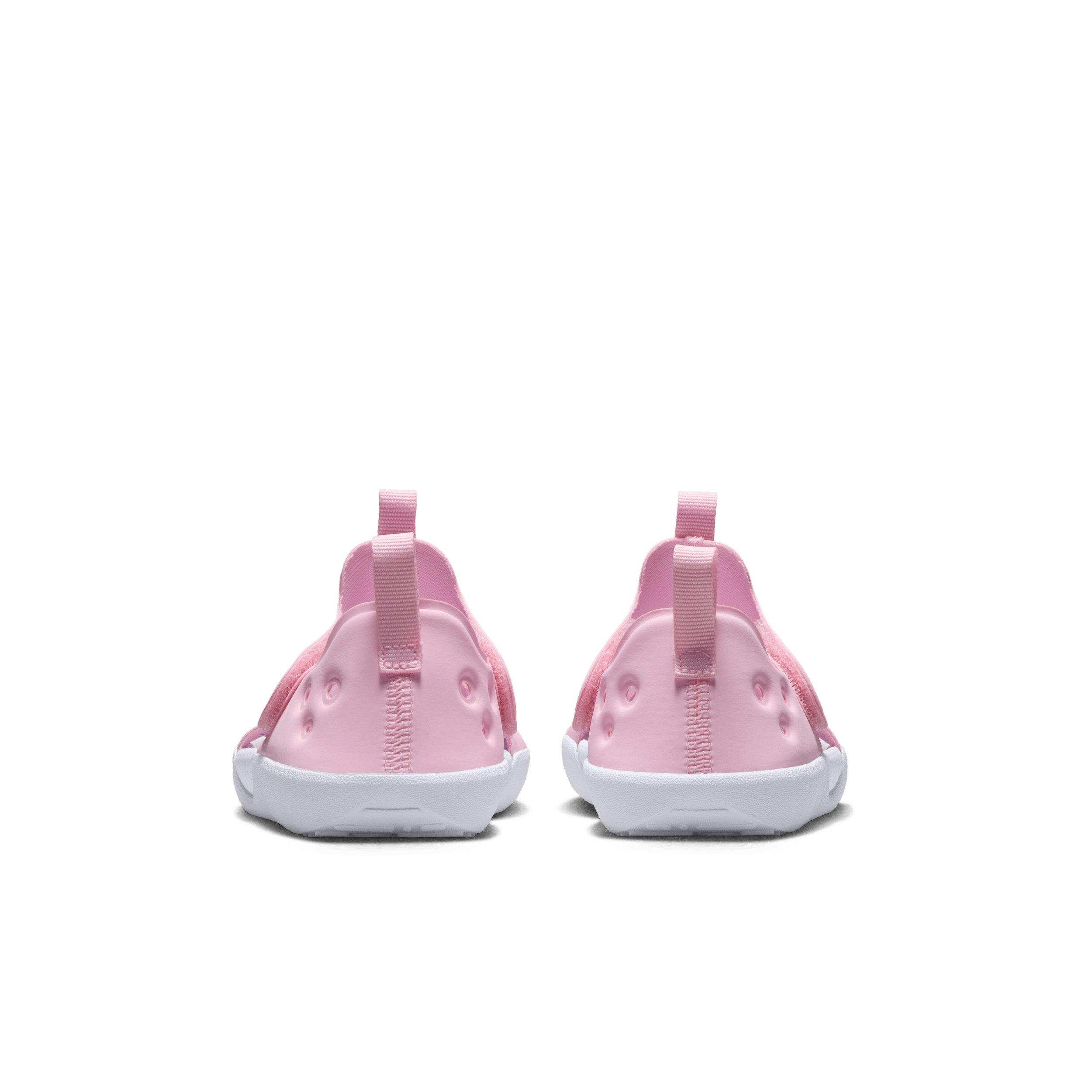 Nike Sunray Protect 4 "Pink Foam/White" Preschool Girls' Sandal - PINK/WHITE Thumbnail View 5