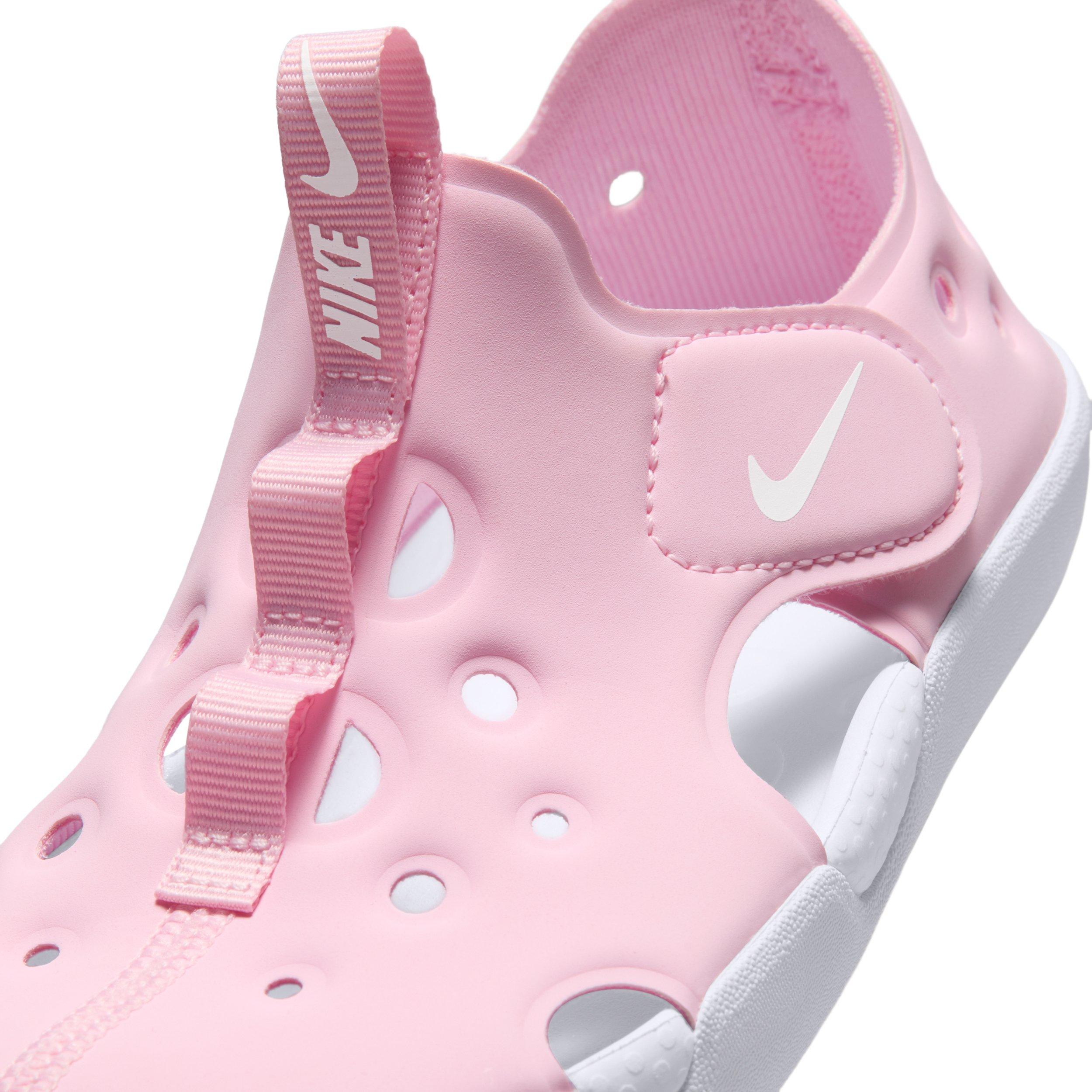 Nike Sunray Protect 4 "Pink Foam/White" Preschool Girls' Sandal - PINK/WHITE Thumbnail View 7
