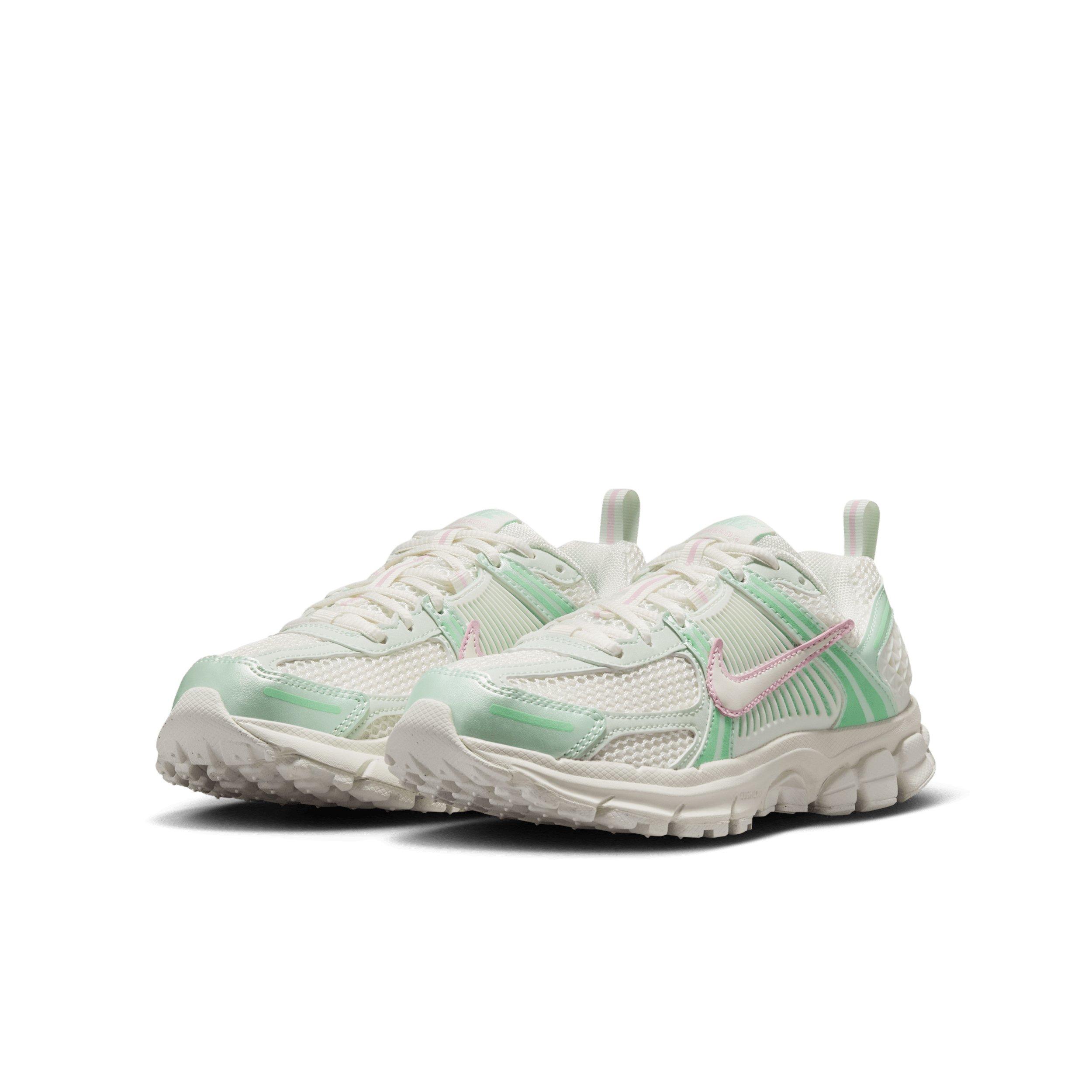 Nike Vomero 5 "Sail/Pink Foam/Arctic Green/Sail" Grade School Girls' Shoe - SAIL/PINK/GREEN/SAIL Thumbnail View 3
