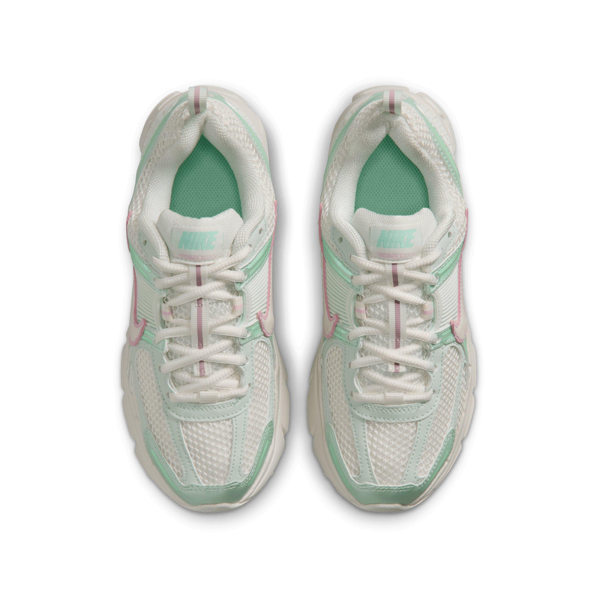 Nike Vomero 5 "Sail/Pink Foam/Arctic Green/Sail" Grade School Girls' Shoe - SAIL/PINK/GREEN/SAIL Thumbnail View 4