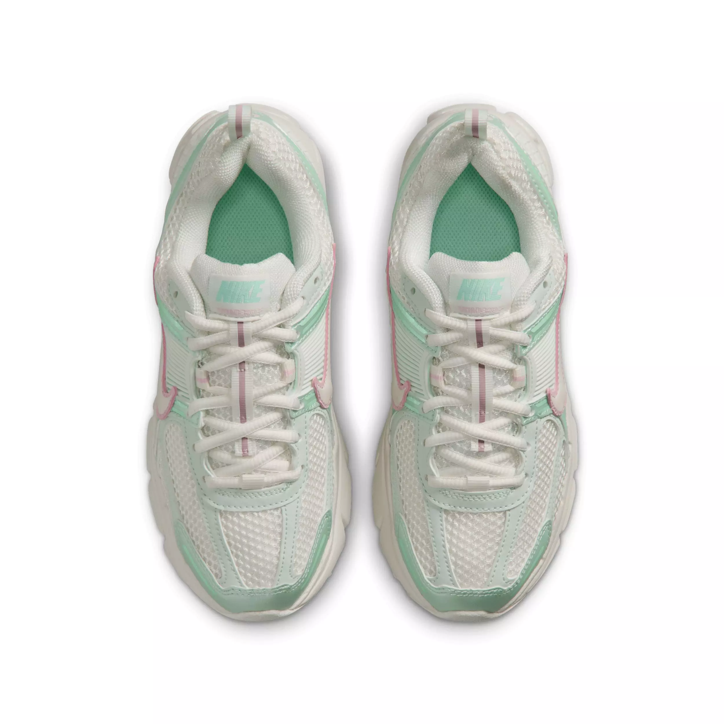 Nike Vomero 5 "Sail/Pink Foam/Arctic Green/Sail" Grade School Girls' Shoe - SAIL/PINK/GREEN/SAIL