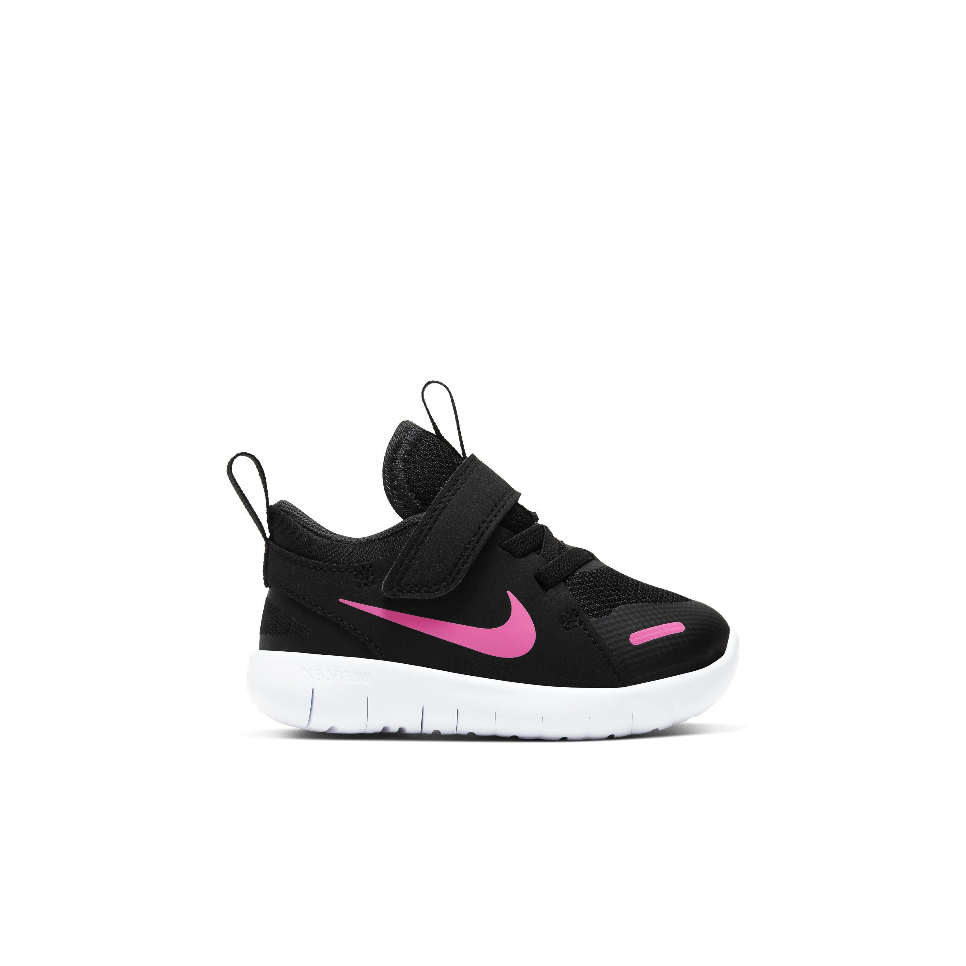 nike flex contact pink and black