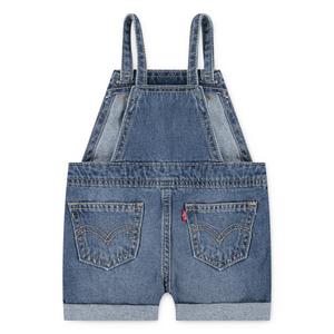 Levi's Baby Girls' Knot Strap Dark Blue Wash Denim Shortalls