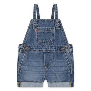 Levi's Baby Girls' Knot Strap Dark Blue Wash Denim Shortalls