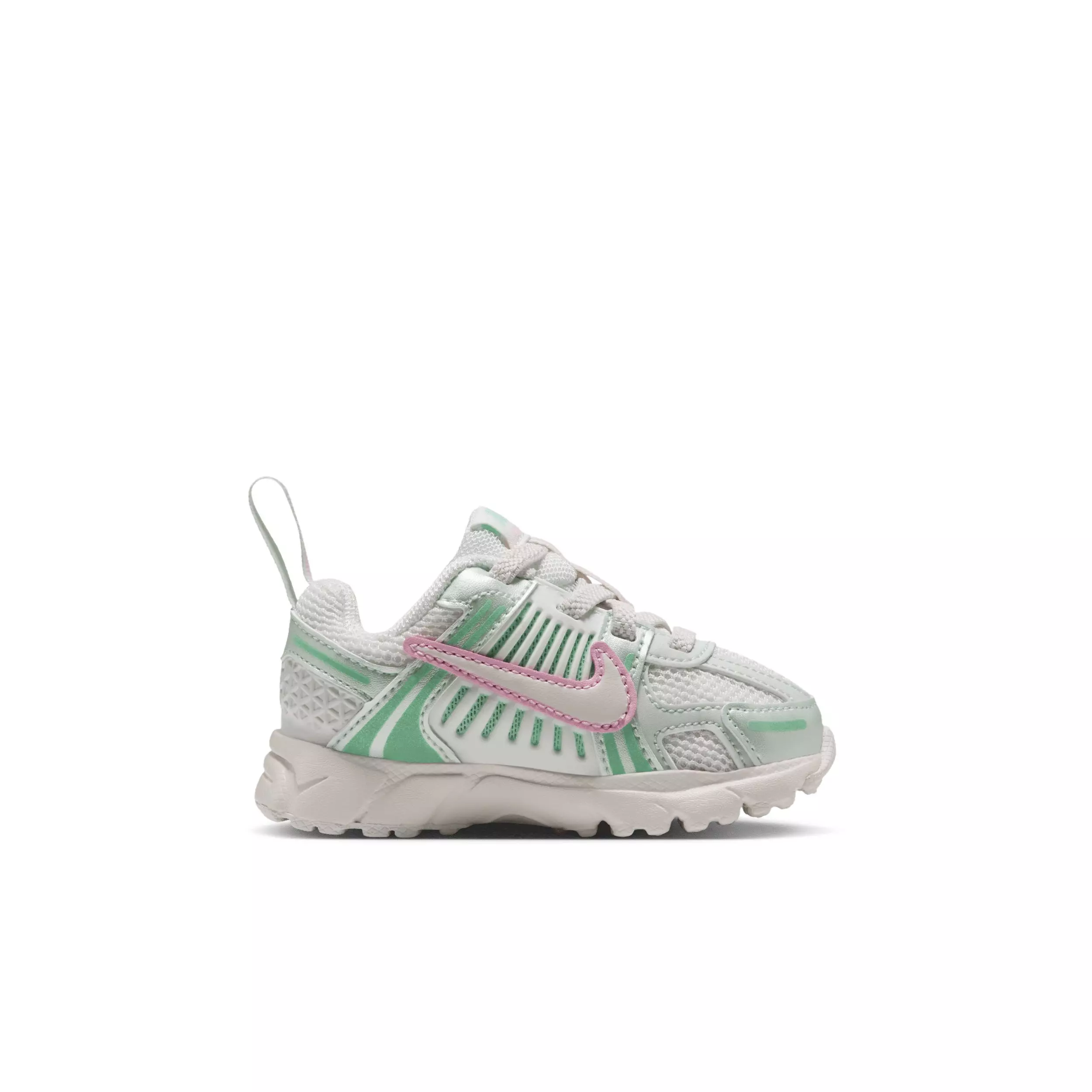 Nike Vomero 5 "Sail/Pink Foam/Arctic Green/Sail" Infant Girls' Shoe - SAIL/PINK/GREEN/SAIL