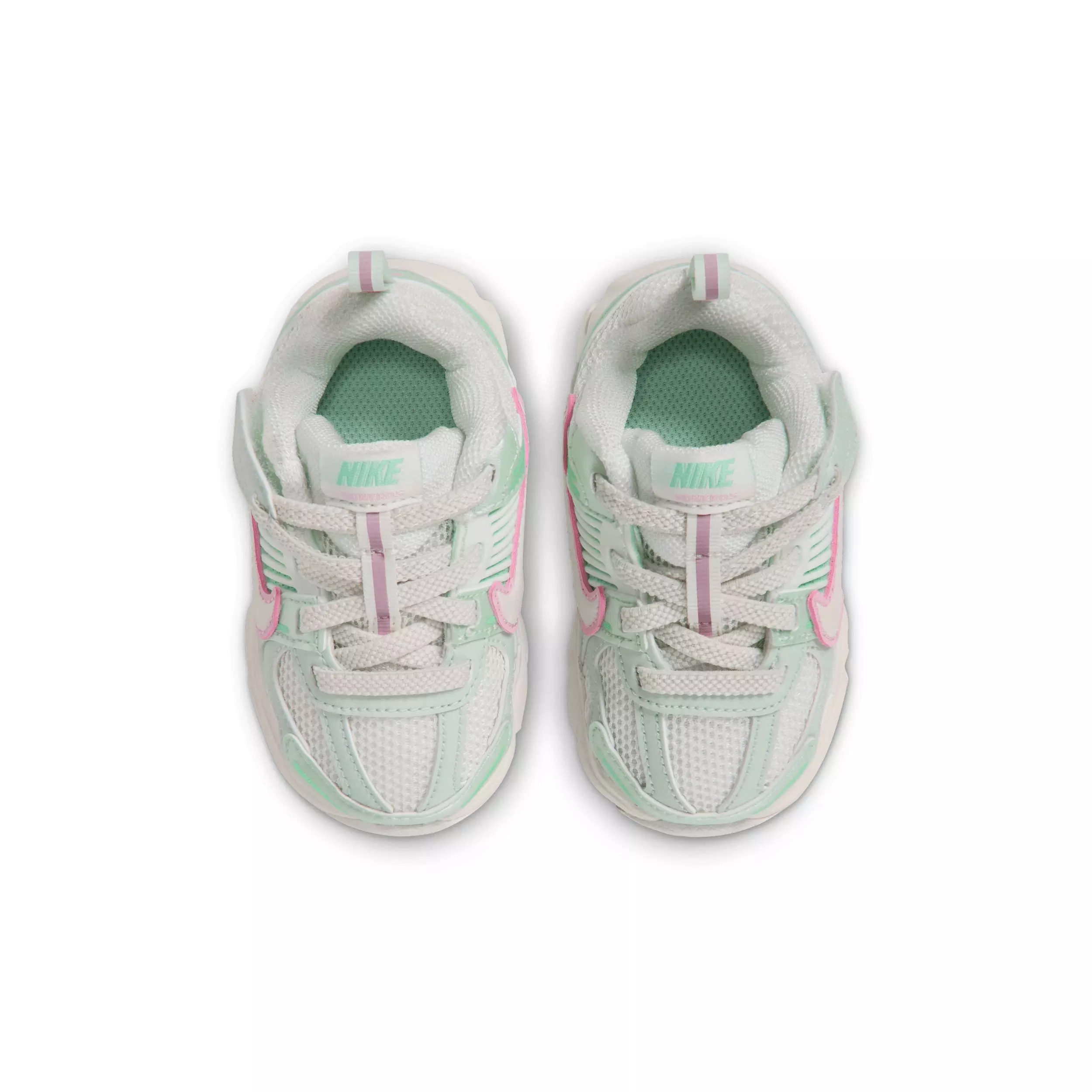 Nike Vomero 5 "Sail/Pink Foam/Arctic Green/Sail" Infant Girls' Shoe - SAIL/PINK/GREEN/SAIL