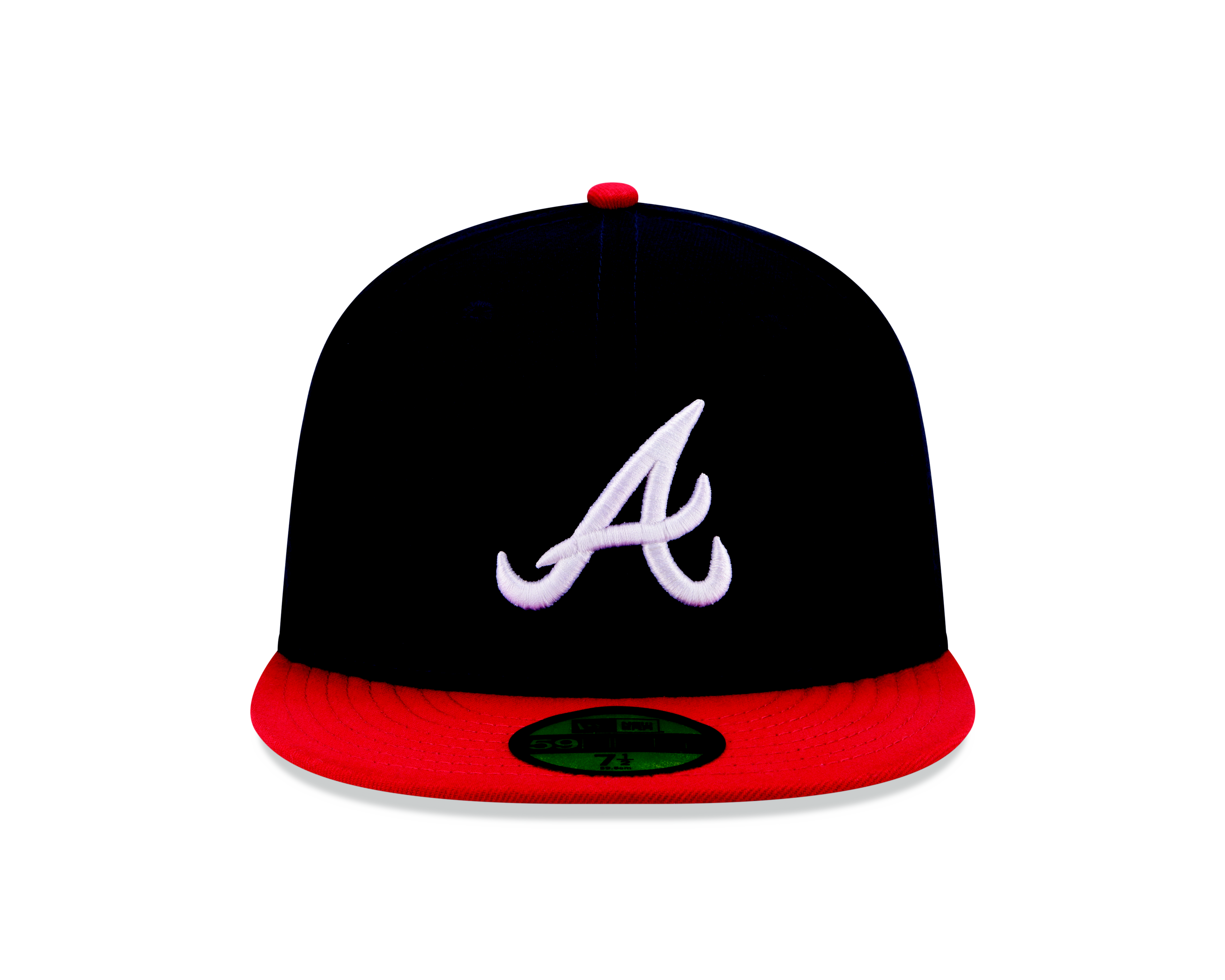 New Era Atlanta Braves 59FIFTY Basic Black Fitted Hat - Hibbett