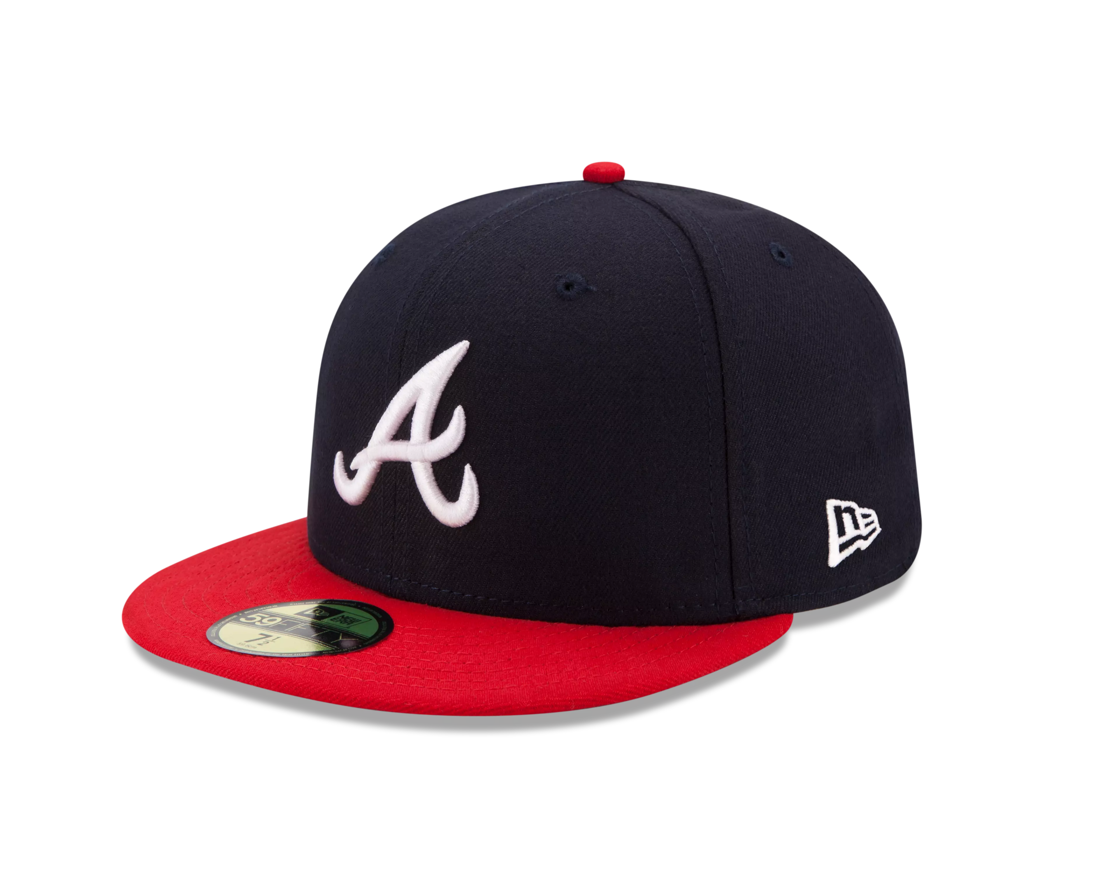 New Era Atlanta Braves 59FIFTY Blue Chill Club Fitted Hat - Hibbett