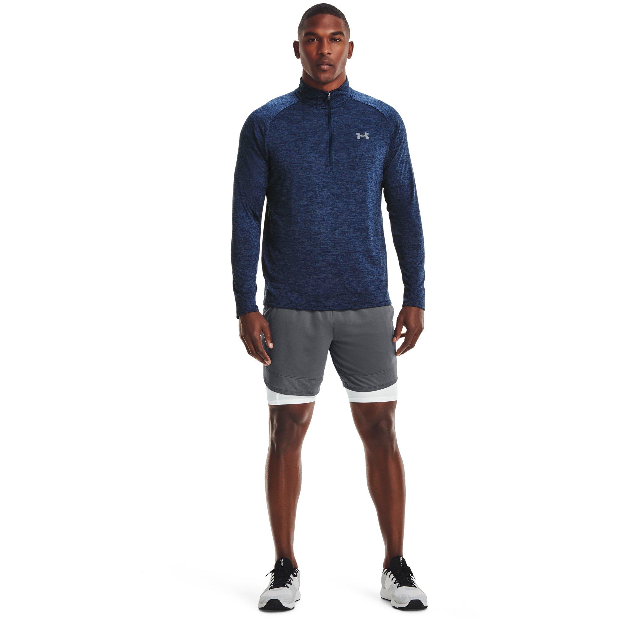 Under Armour Men's Tech 2.0 1/2 Zip Navy Pullover - NAVY Thumbnail View 6