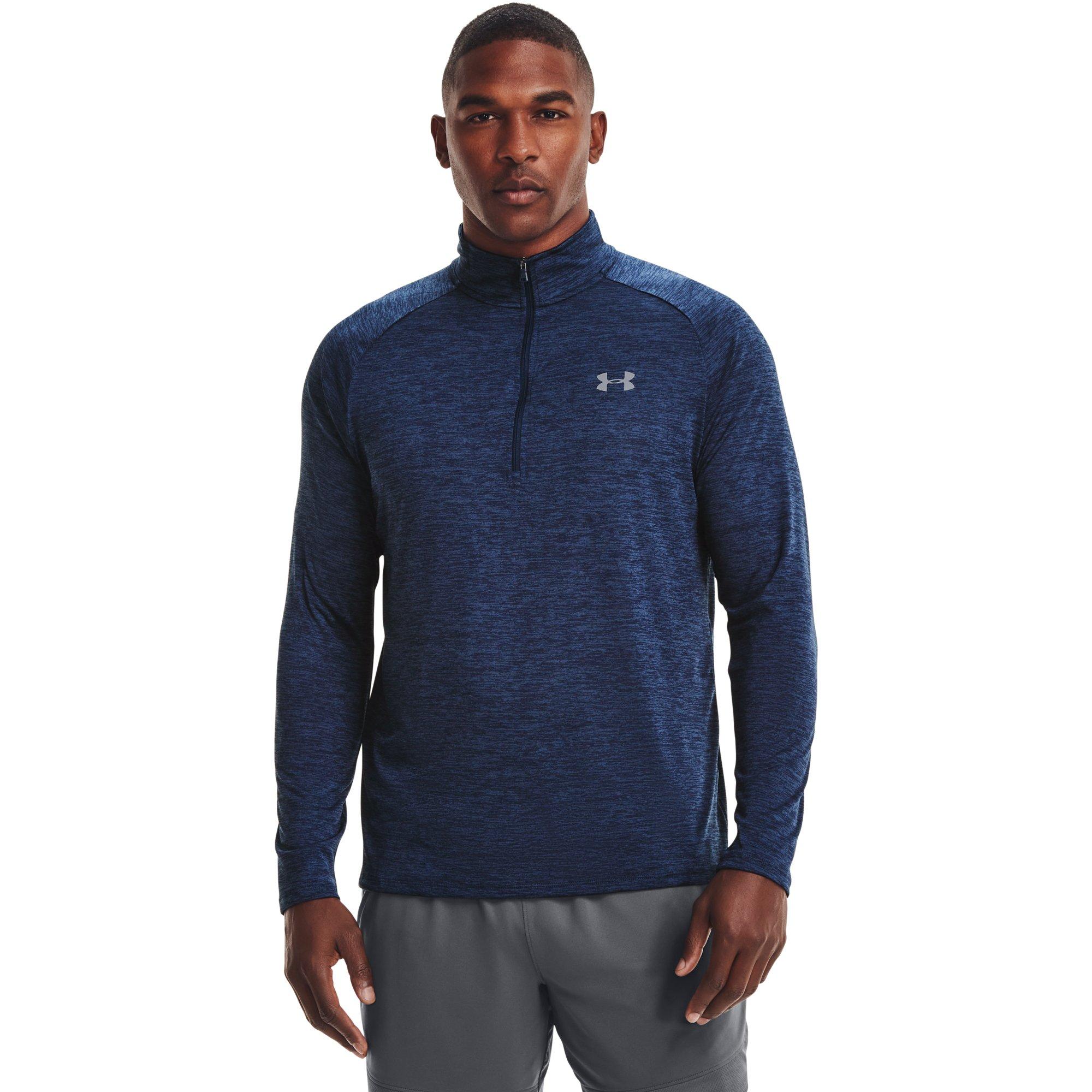 Under Armour Men's Tech 2.0 1/2 Zip Navy Pullover - NAVY Thumbnail View 1